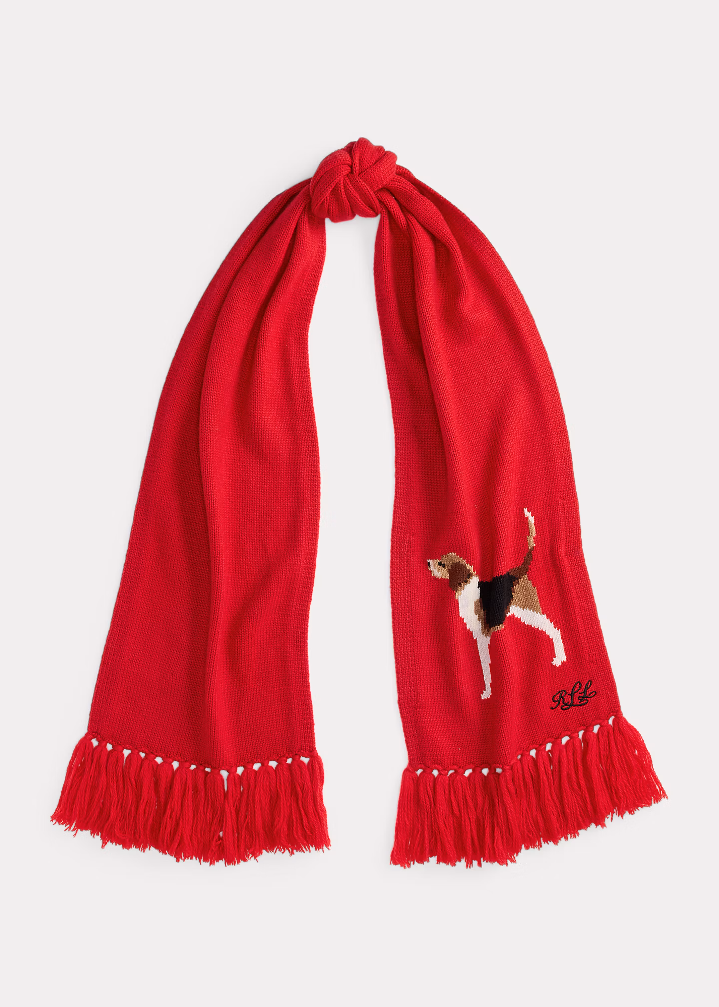 Foxhound-Schal mit Quasten - RALPH LAUREN OUTLET