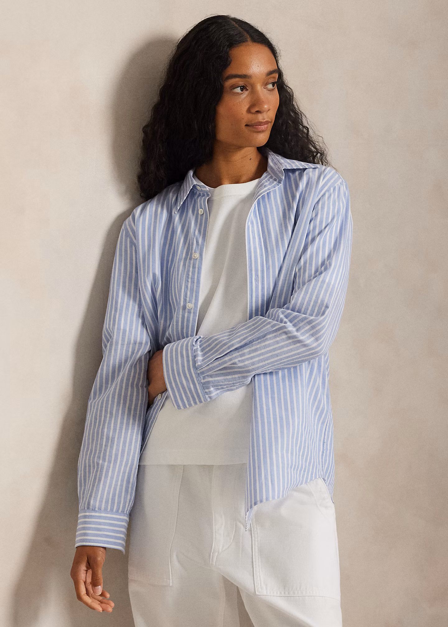 Classic-Fit Baumwoll-Leinen-Hemd - RALPH LAUREN OUTLET