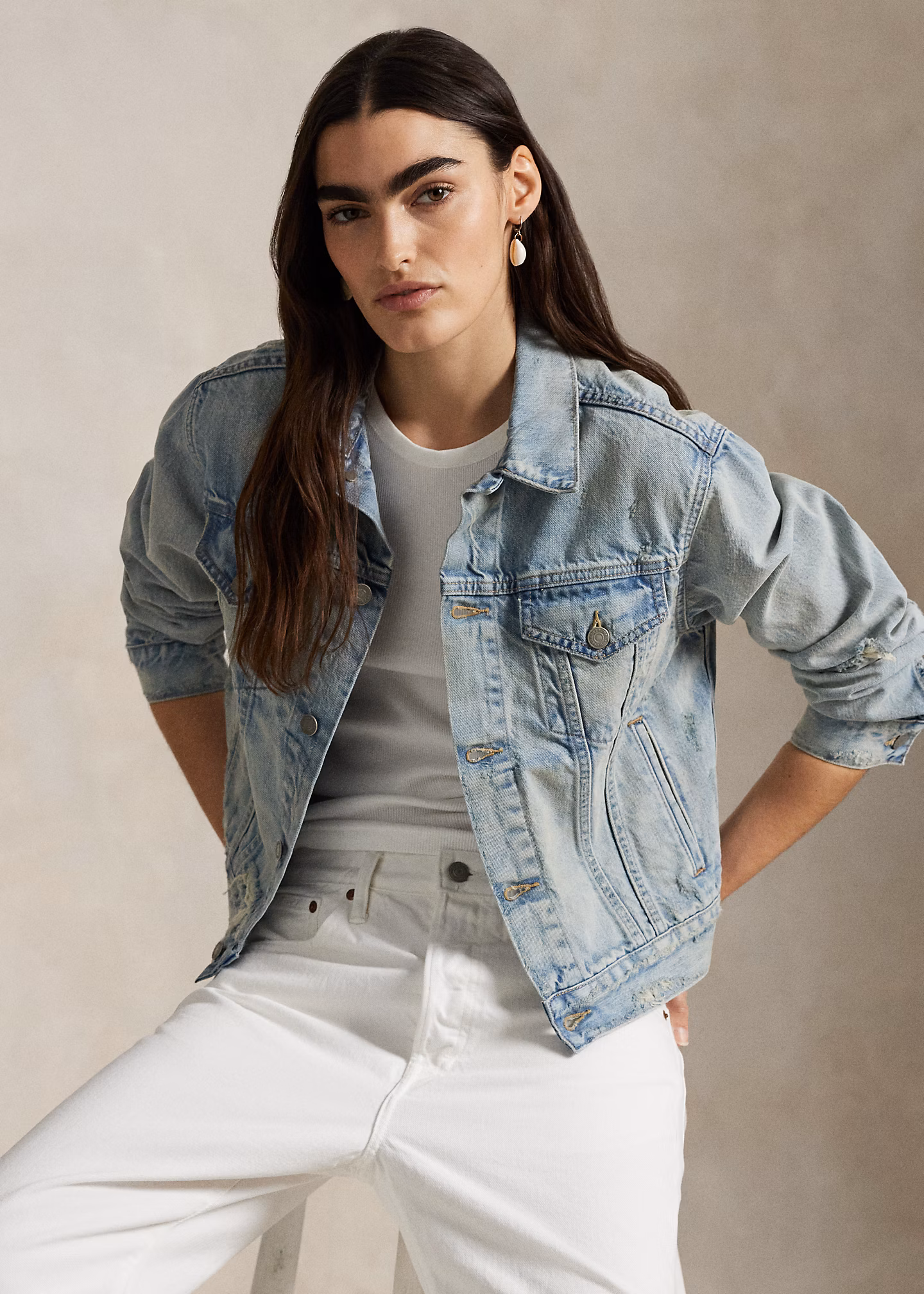 Truckerjacke aus Denim - RALPH LAUREN OUTLET