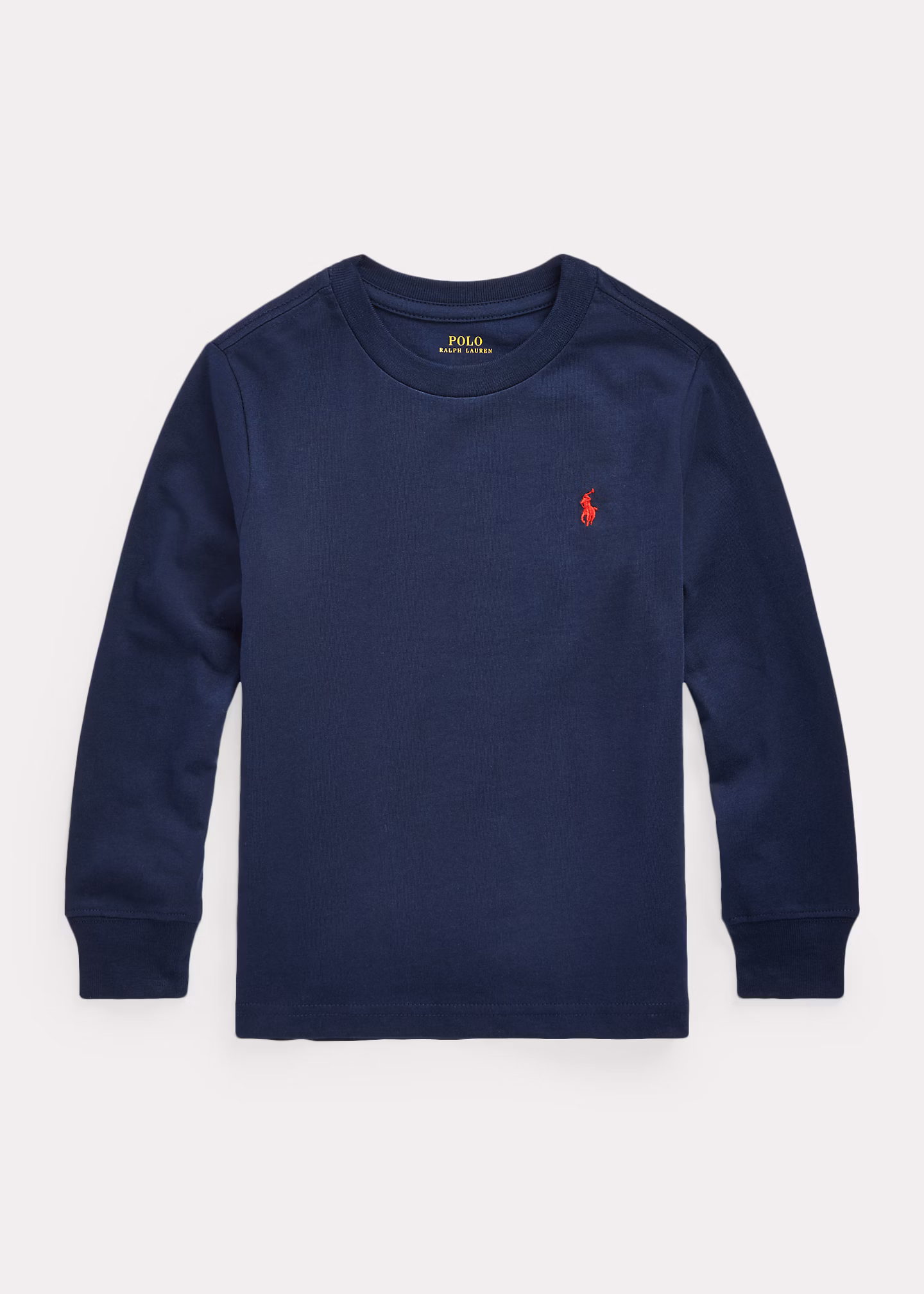 Langarm-T-Shirt aus Baumwolljersey - RALPH LAUREN OUTLET