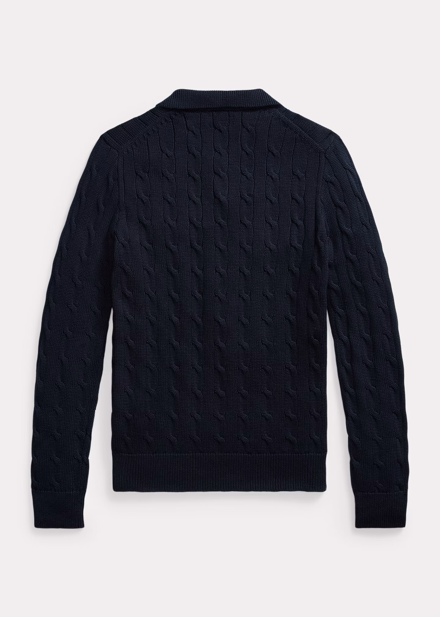 Pullover mit Polokragen und Zopfmuster - RALPH LAUREN OUTLET