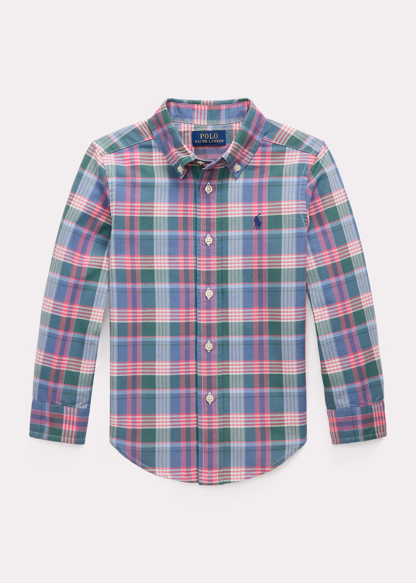 Kariertes Hemd aus Baumwolloxford - RALPH LAUREN OUTLET