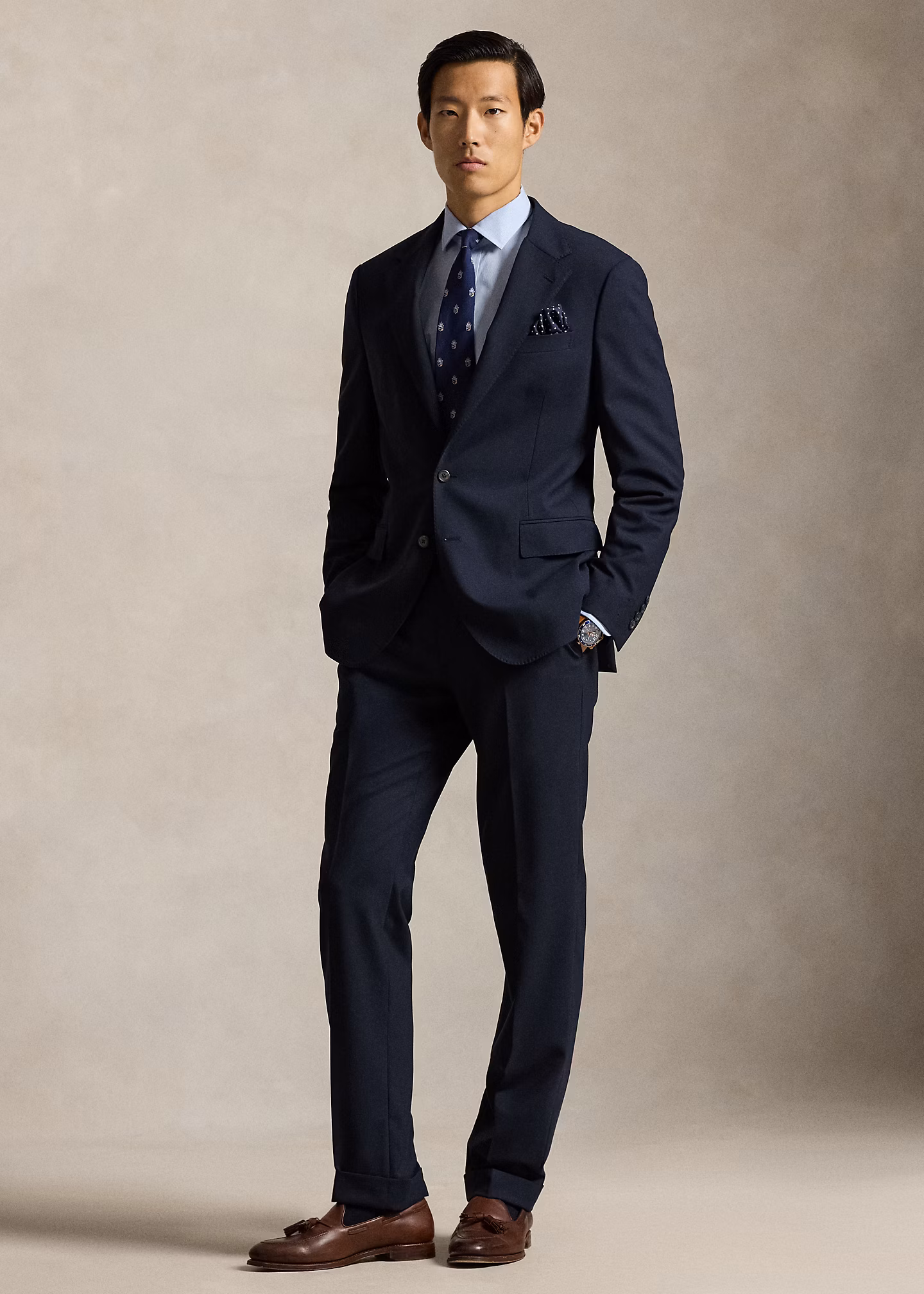Wool-Blend Suit Trouser - RALPH LAUREN OUTLET