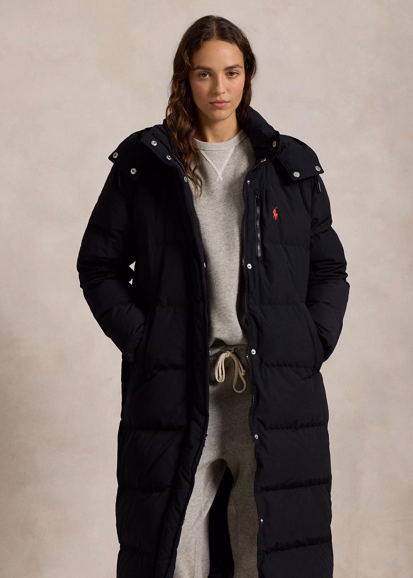 Daunenmantel mit Kapuze - RALPH LAUREN OUTLET