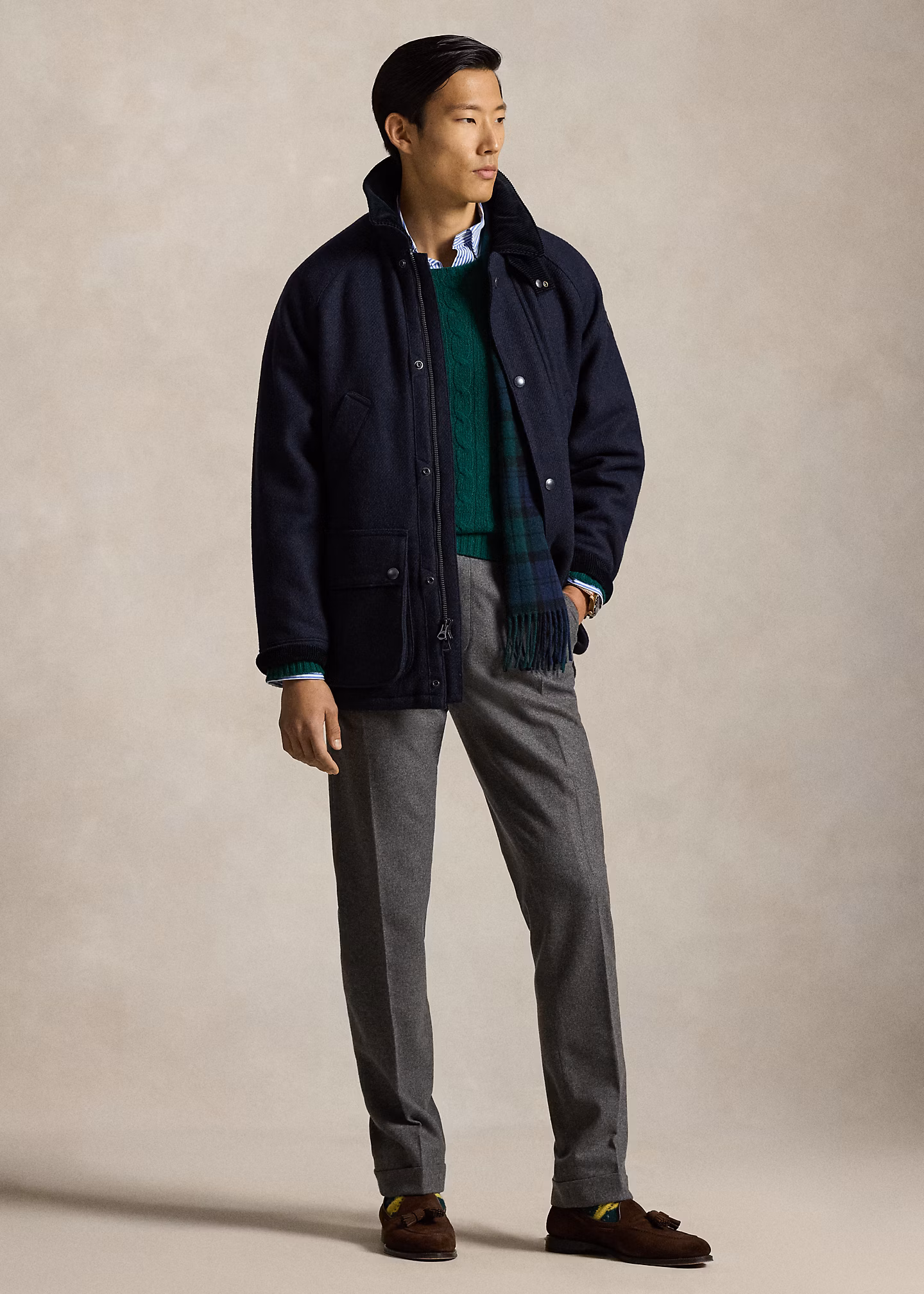 Der Steppmantel Langdon aus Wolle - RALPH LAUREN OUTLET