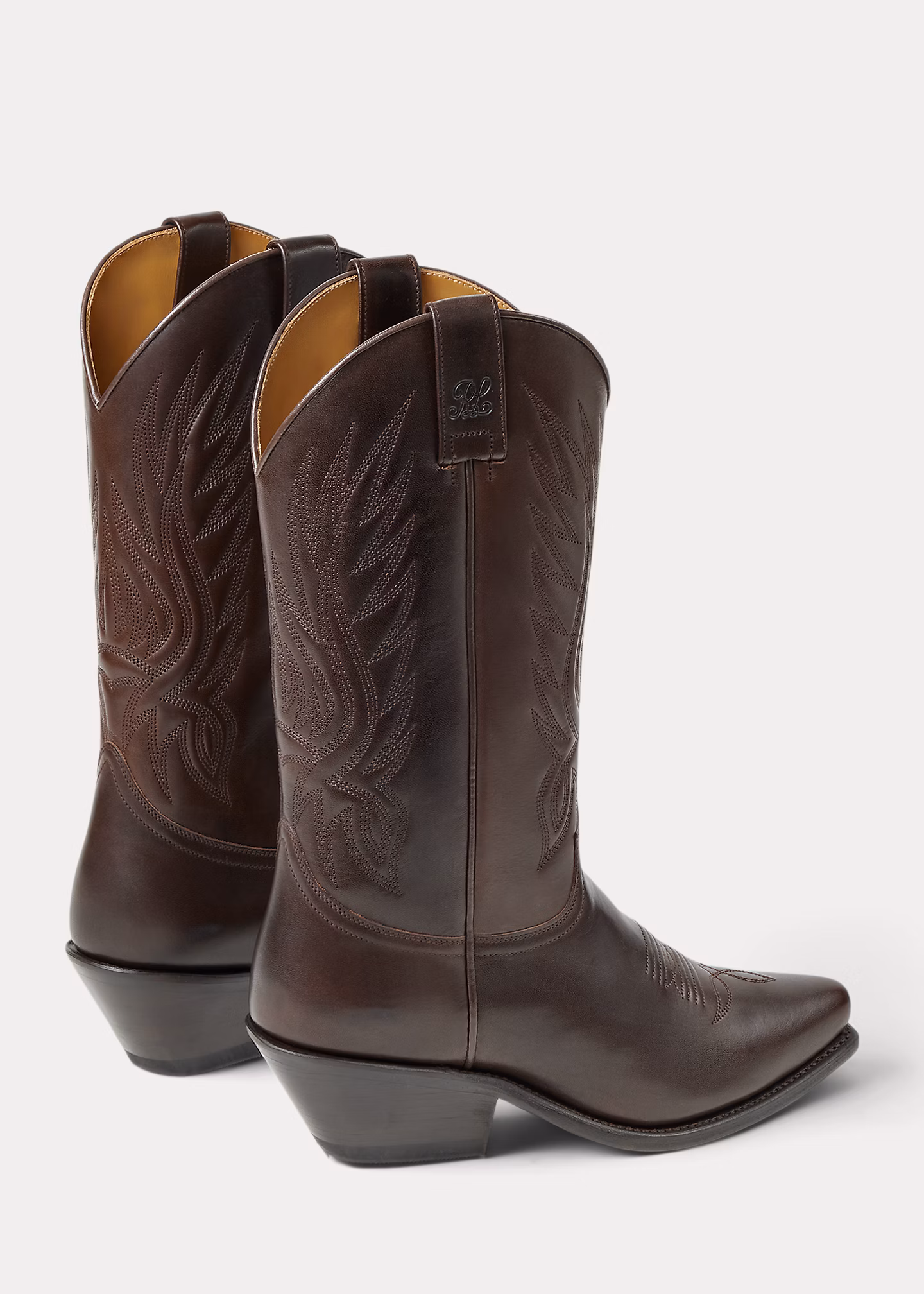 Cowboystiefel Chilton aus Vachetteleder - RALPH LAUREN OUTLET