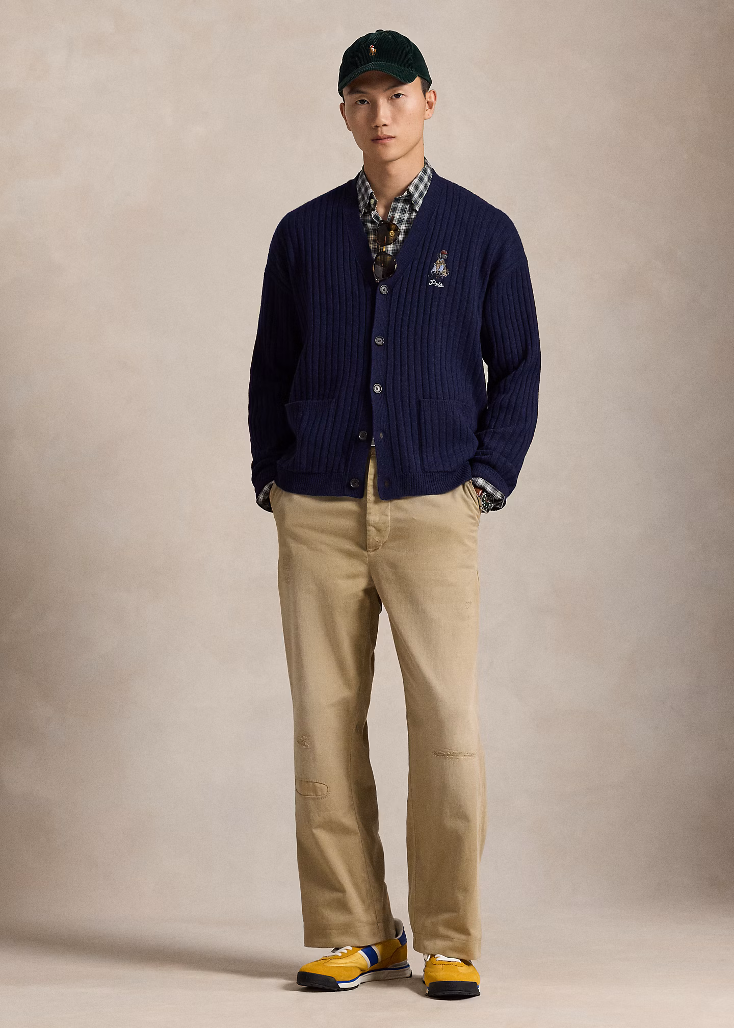 Big-Fit Wollstrickjacke mit Stickerei - RALPH LAUREN OUTLET