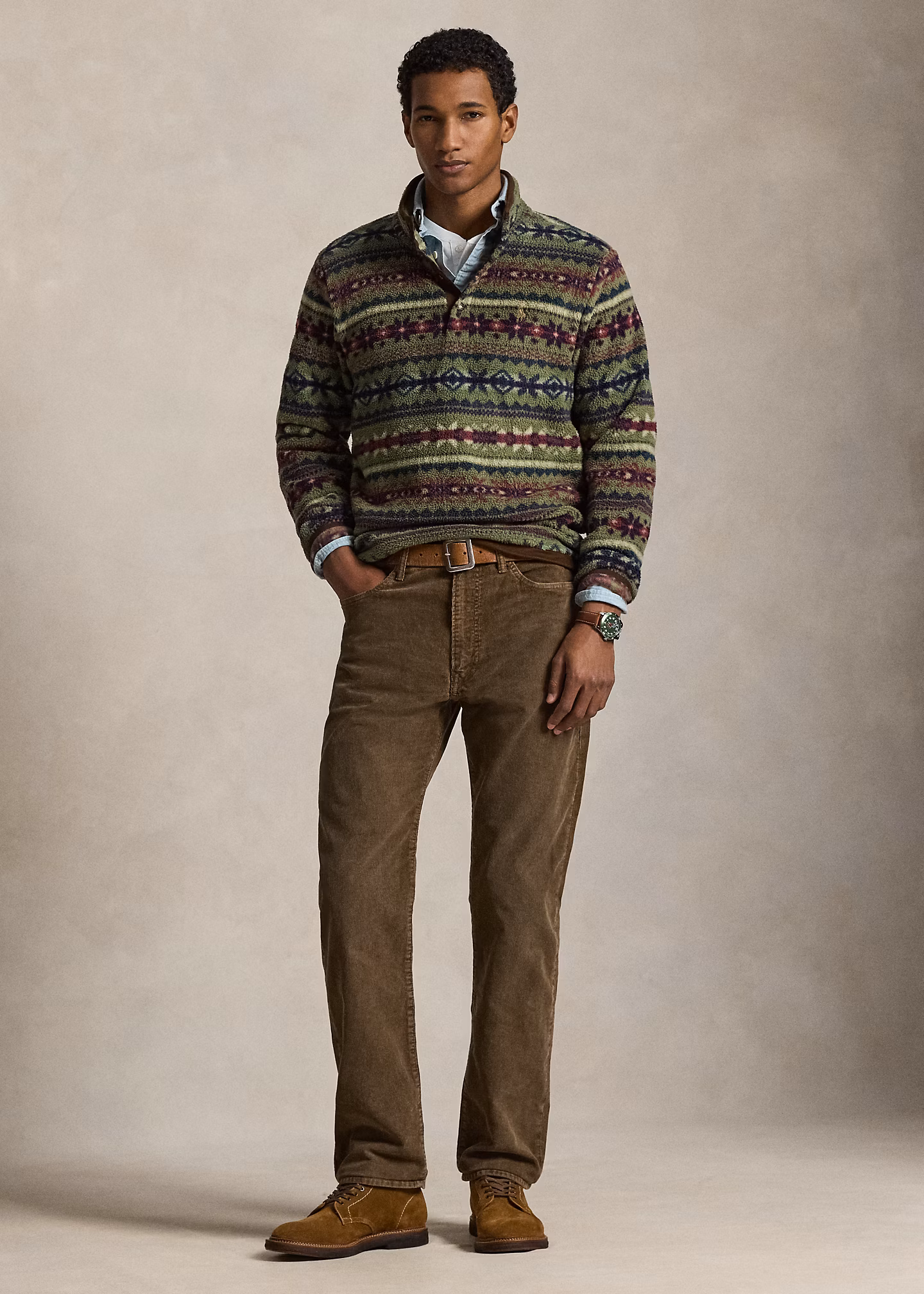 Straight-Fit Kordsamthose - RALPH LAUREN OUTLET