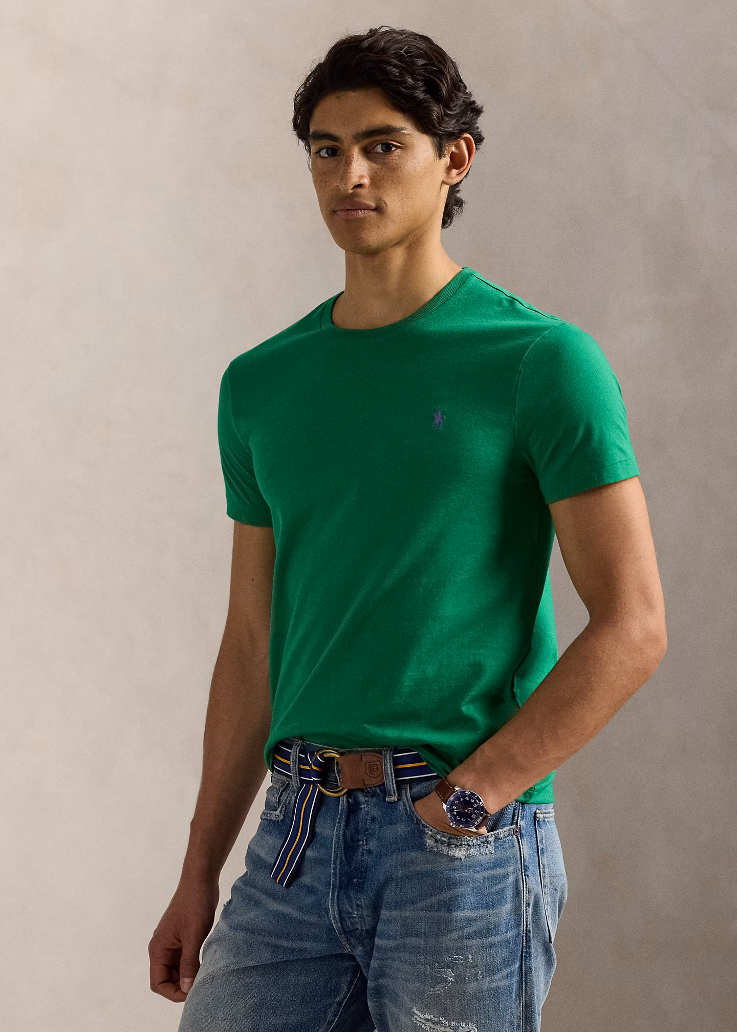 Custom-Slim-Fit Jersey-T-Shirt - RALPH LAUREN OUTLET