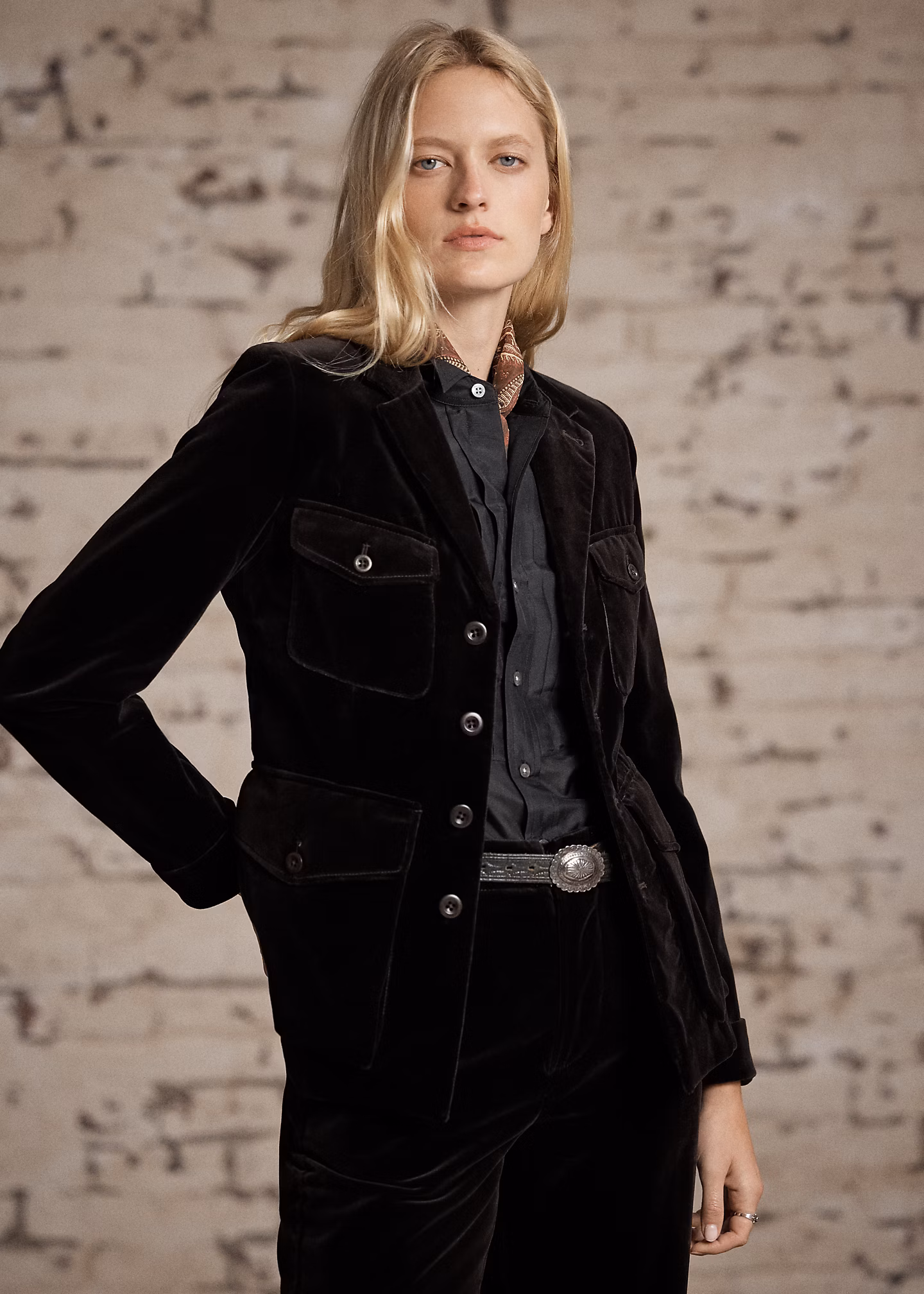 Sakko aus Baumwollsamt - RALPH LAUREN OUTLET