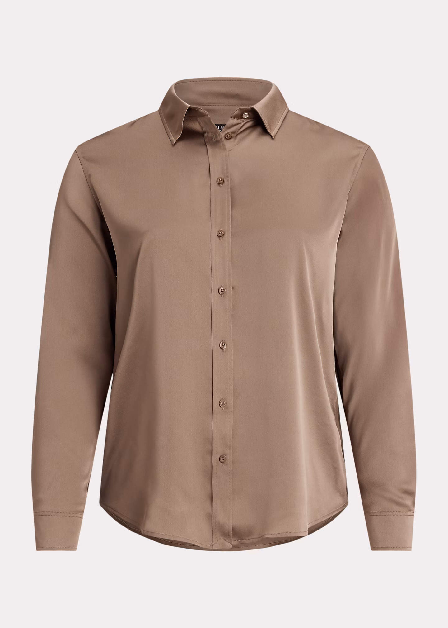 Classic-Fit Hemd aus Satin-Charmeuse - RALPH LAUREN OUTLET