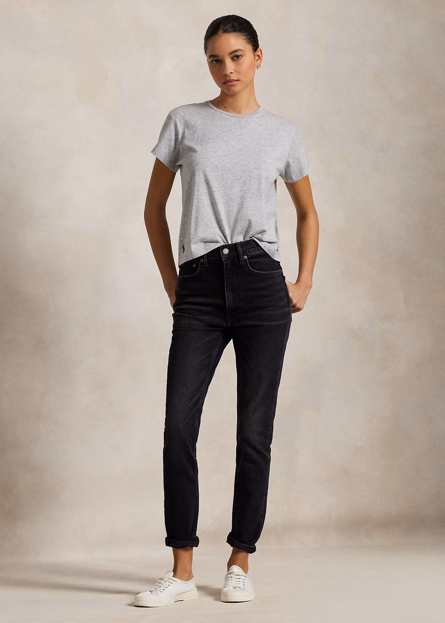 Classic-Shrunken-Fit T-Shirt aus Jersey - RALPH LAUREN OUTLET