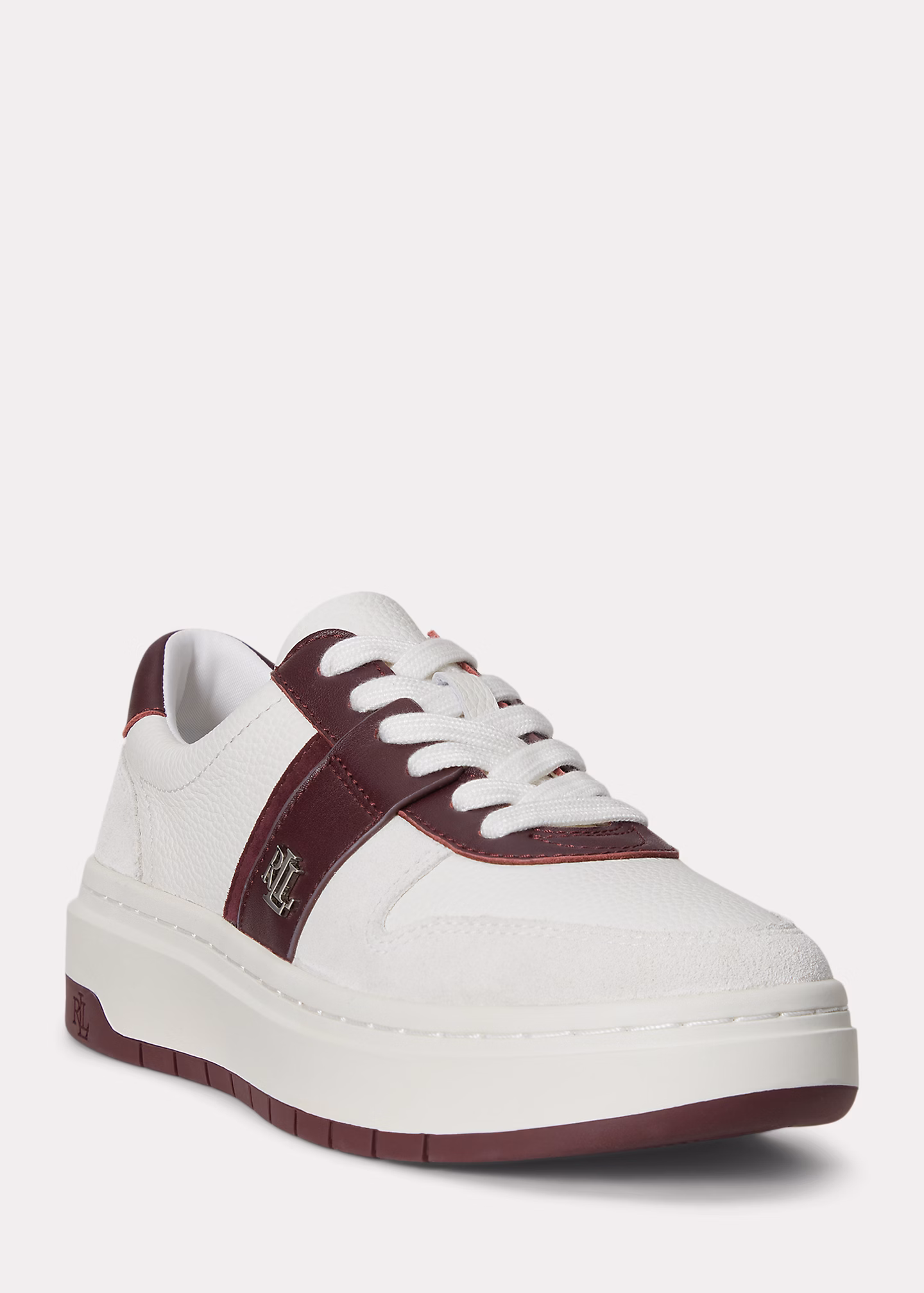 Sneaker Harlie aus Leder und Wildleder - RALPH LAUREN OUTLET