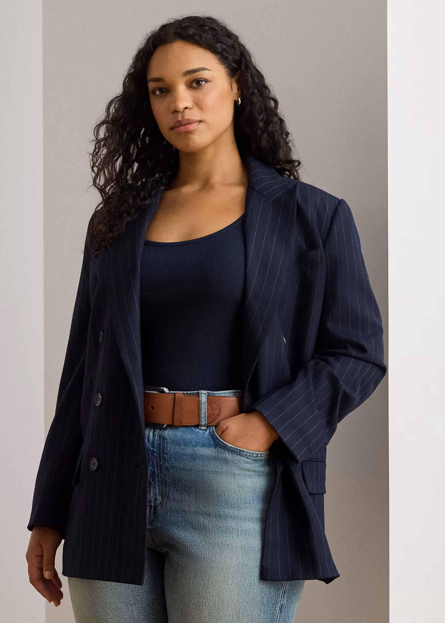 Zweireihiger Nadelstreifen-Twillblazer - RALPH LAUREN OUTLET