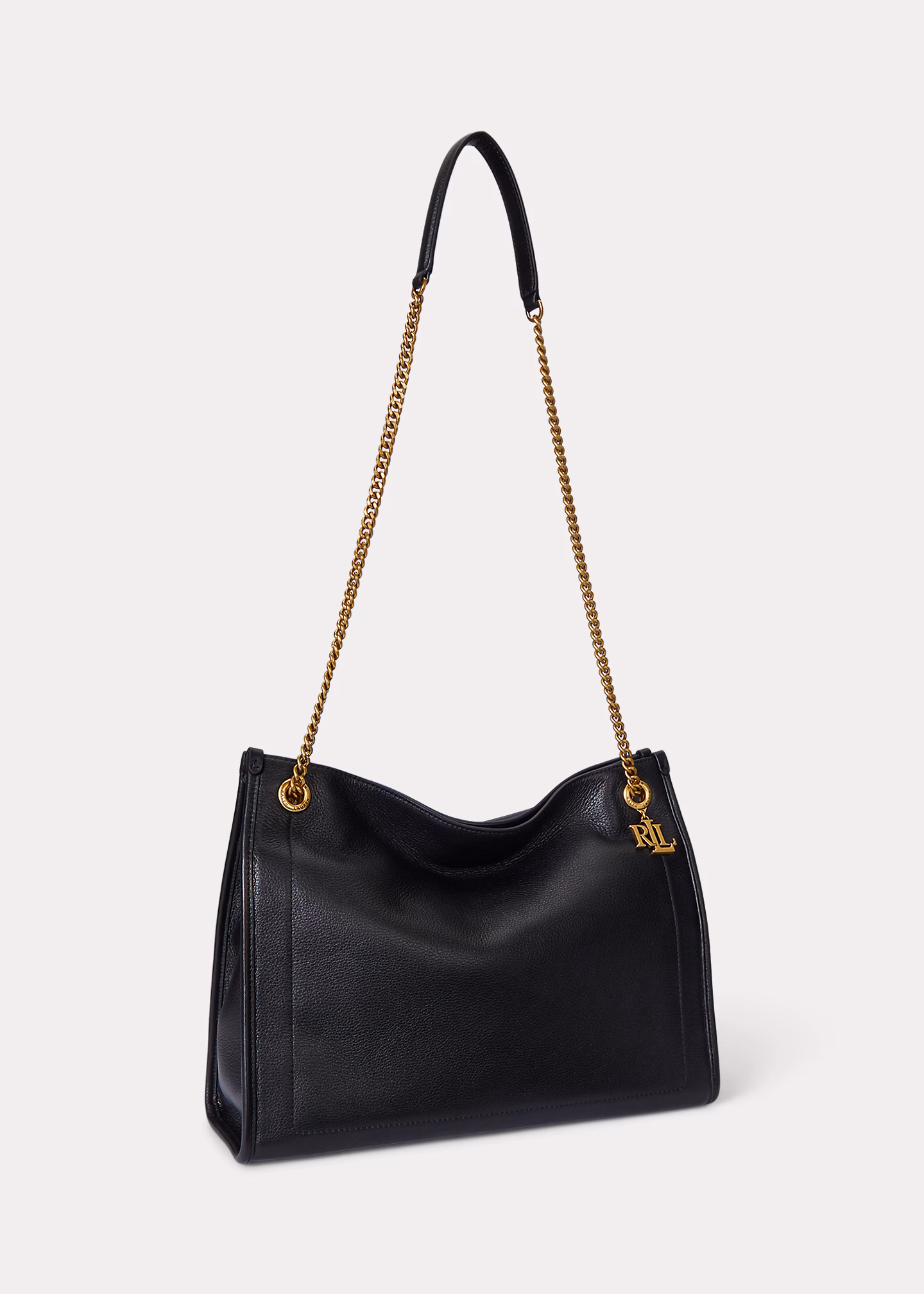 Große Narbenleder-Tragetasche Bradley - RALPH LAUREN OUTLET