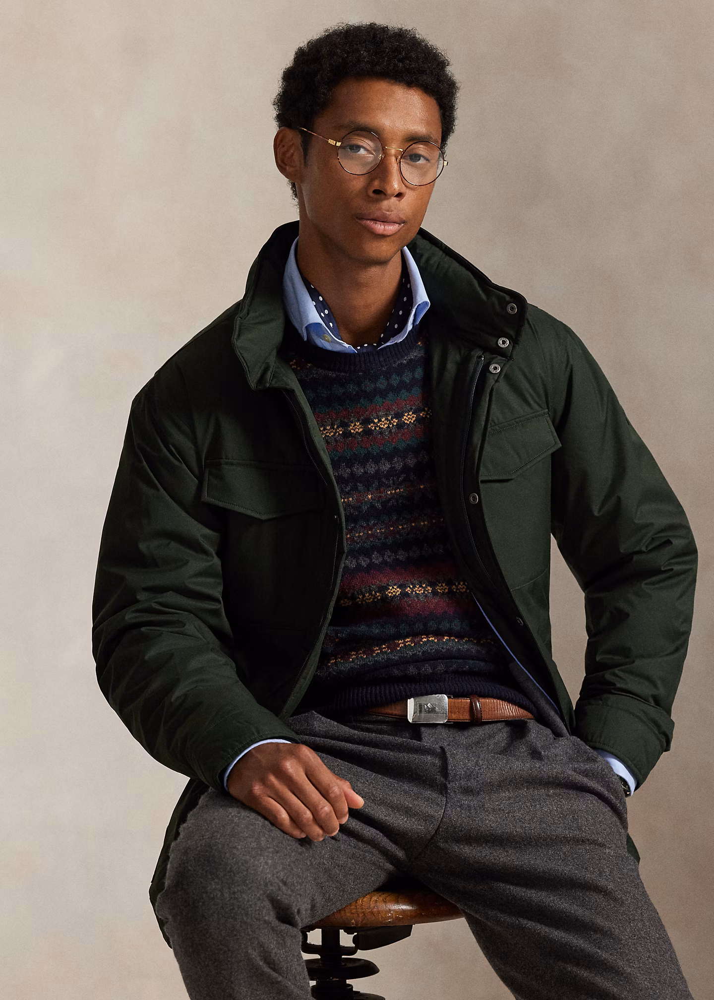 Gabardine-Feldjacke Abottson - RALPH LAUREN OUTLET