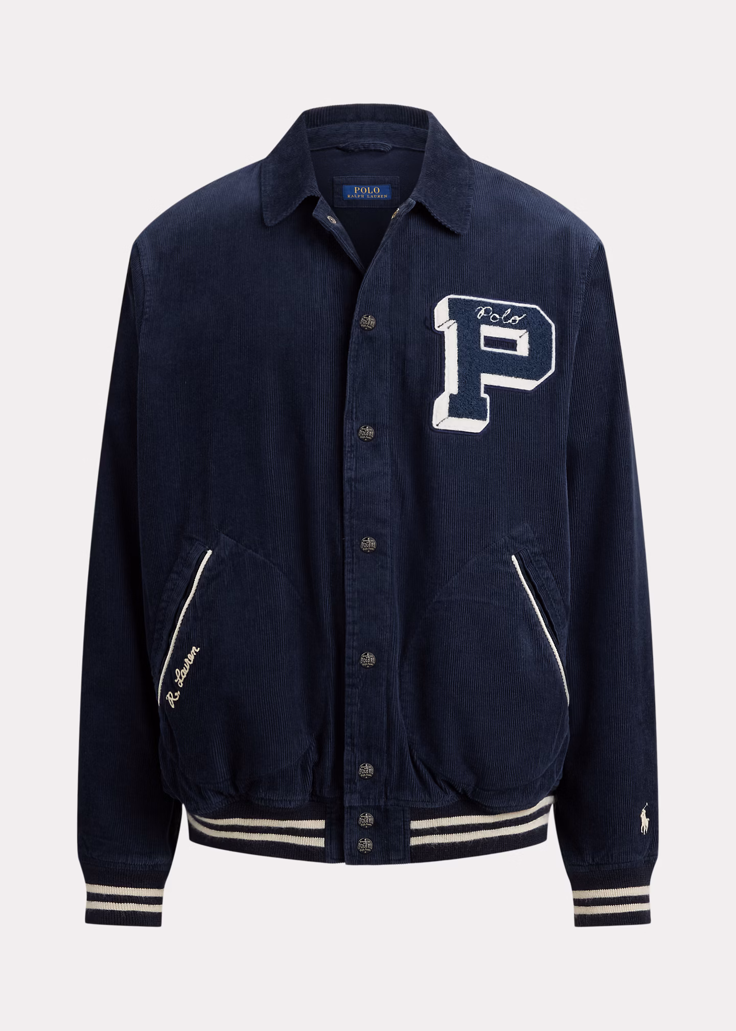 College-Jacke aus Kordsamt - RALPH LAUREN OUTLET
