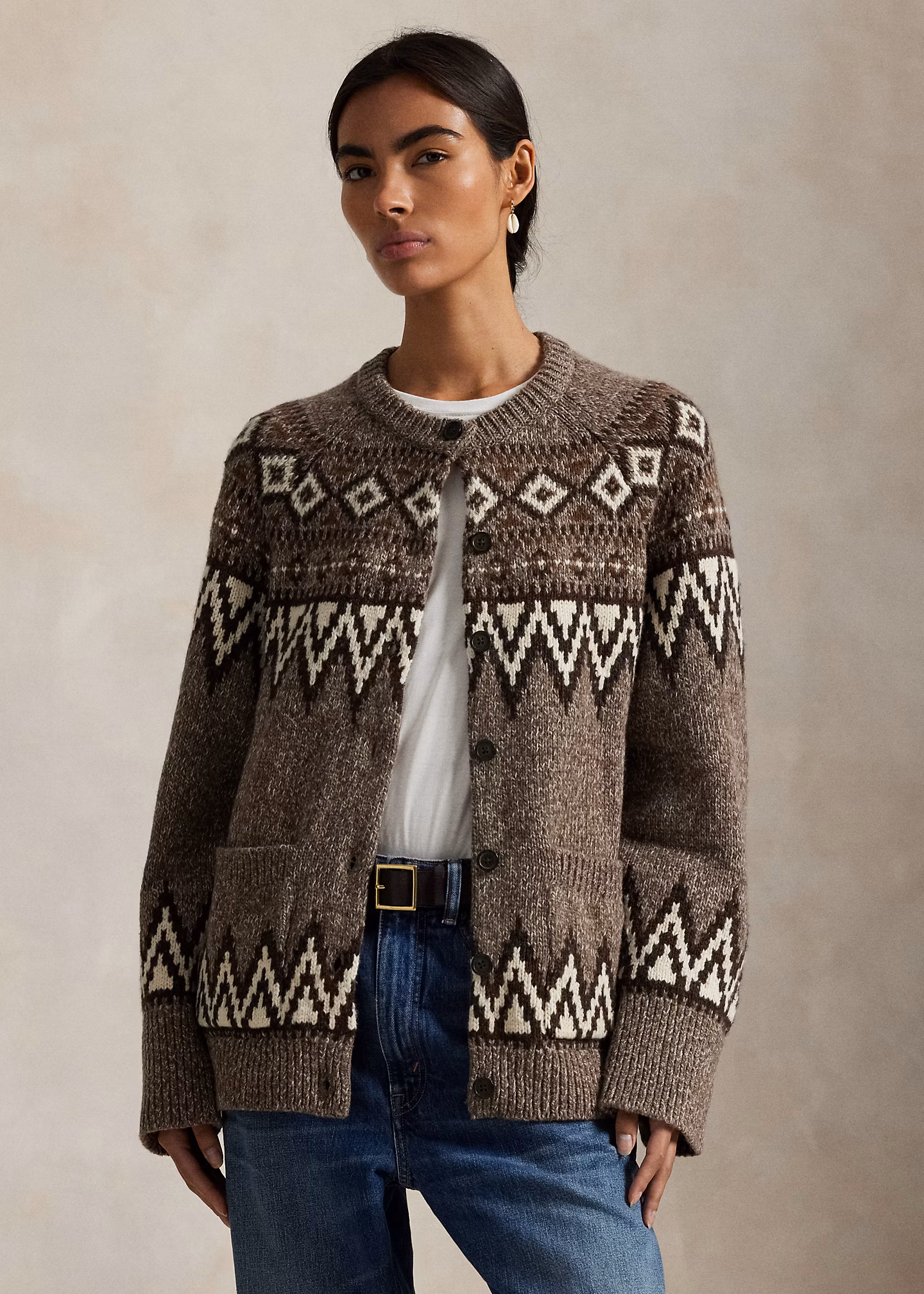 Strickjacke mit Fair-Isle-Muster - RALPH LAUREN OUTLET