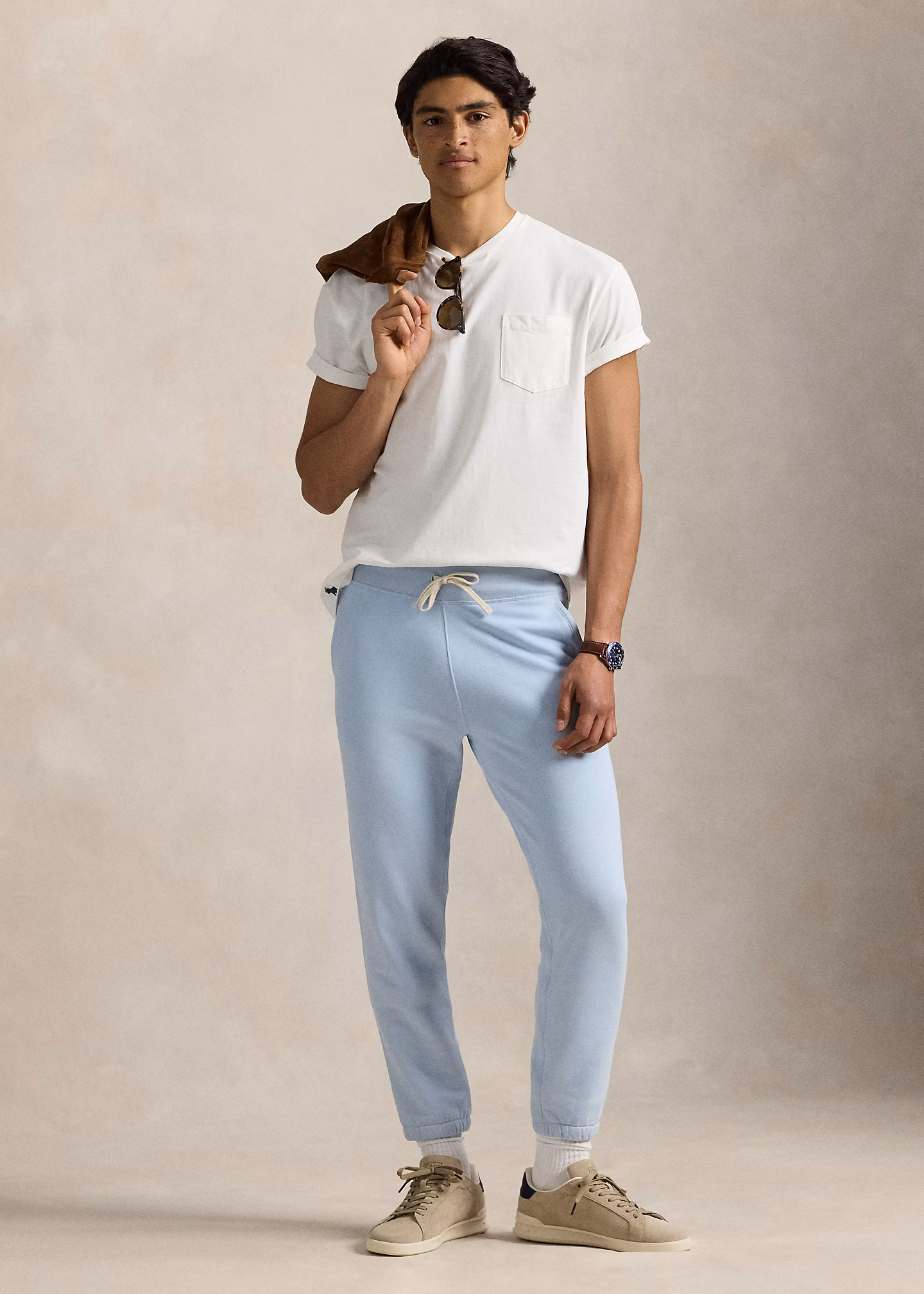 Die Jogginghose RL aus Fleece - RALPH LAUREN OUTLET