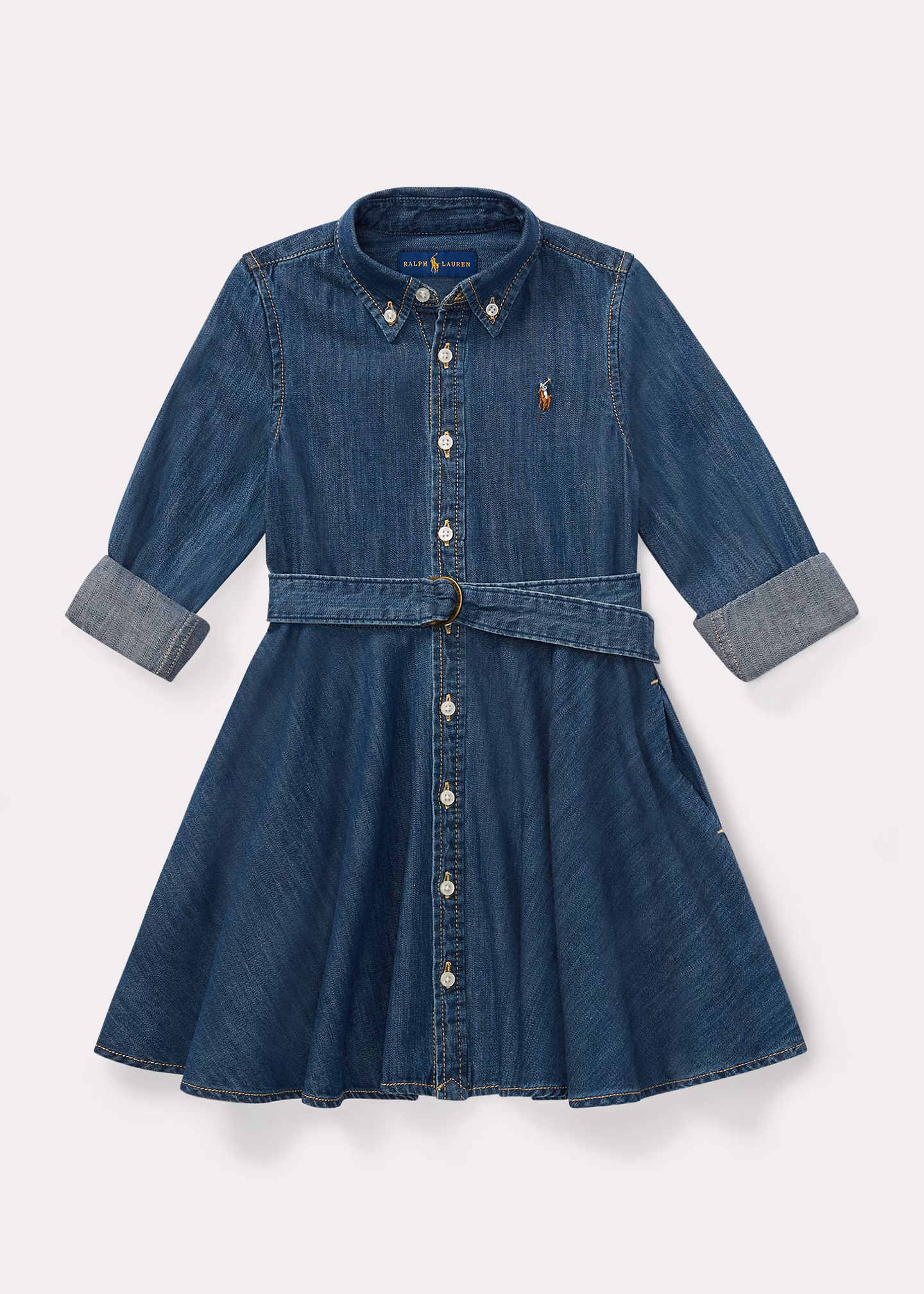 Hemdkleid aus Baumwoll-Denim - RALPH LAUREN OUTLET