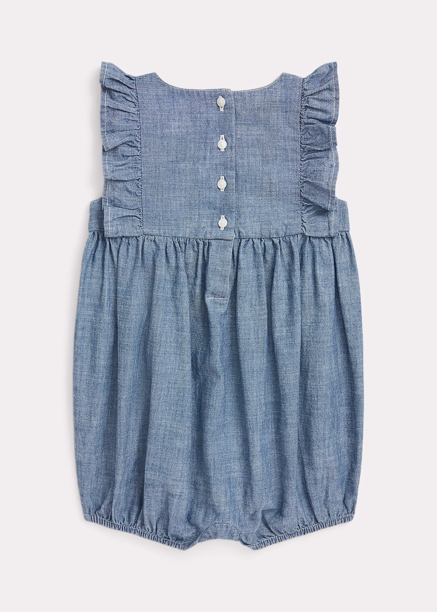 Chambray-Sommerstrampler in Indigo - RALPH LAUREN OUTLET