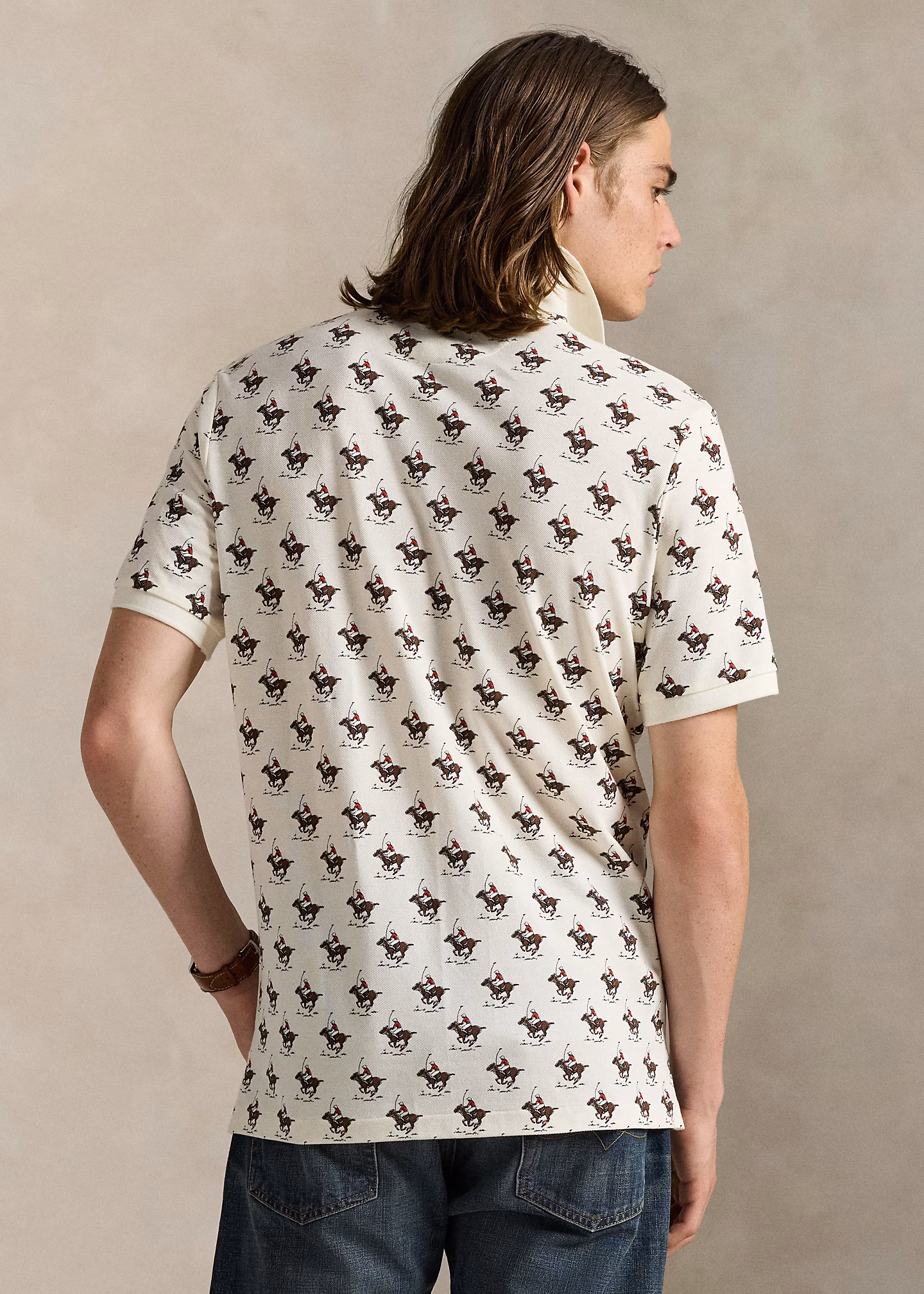 Custom-Slim Poloshirt mit Reitermotiv - RALPH LAUREN OUTLET