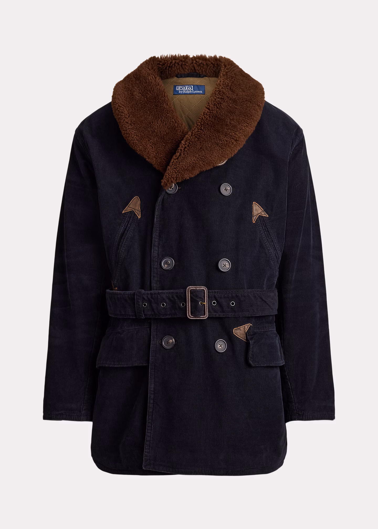 Ranch-Mantel mit Lammfellkragen - RALPH LAUREN OUTLET