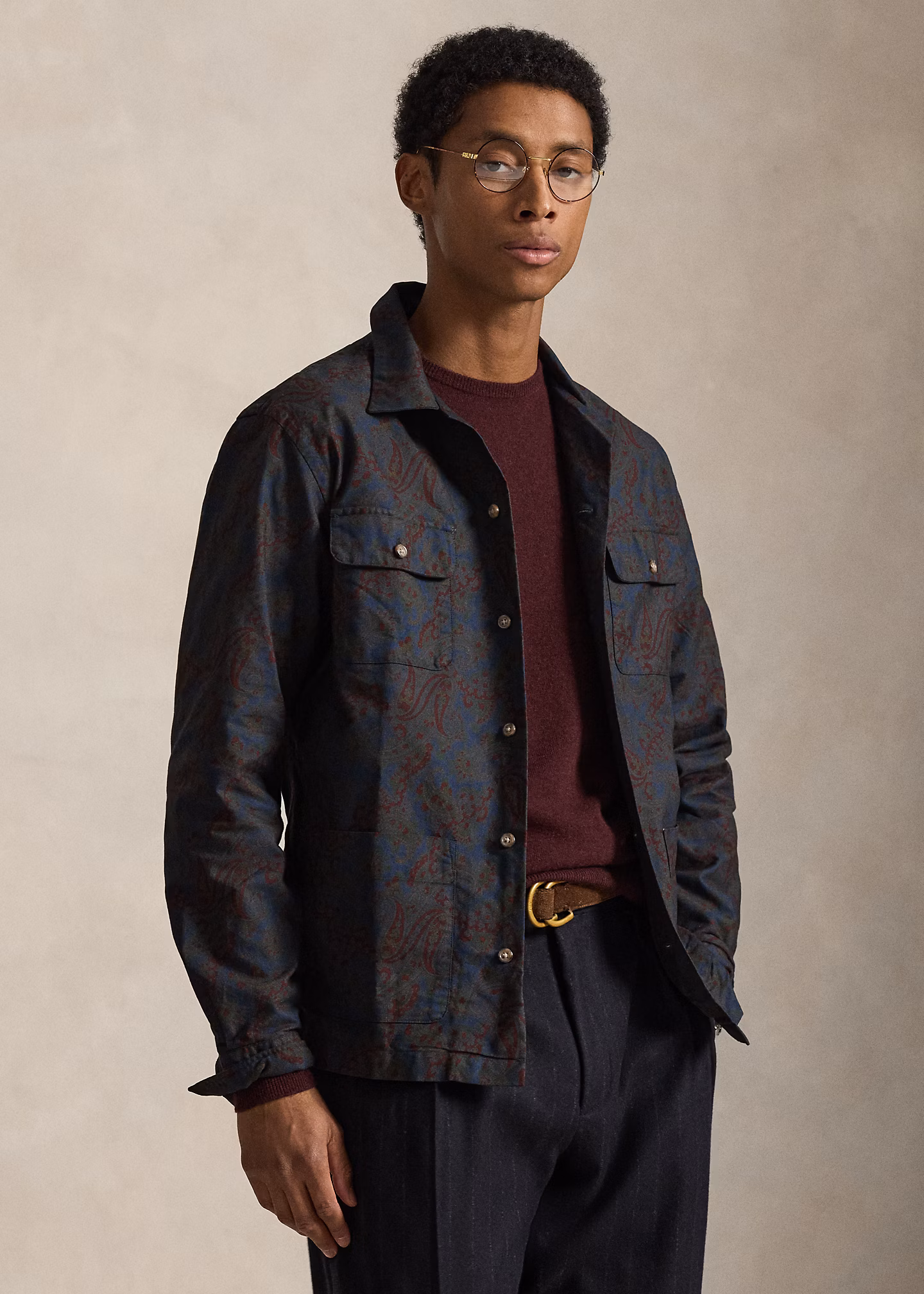 Oxfordhemd mit Paisley-Druck - RALPH LAUREN OUTLET