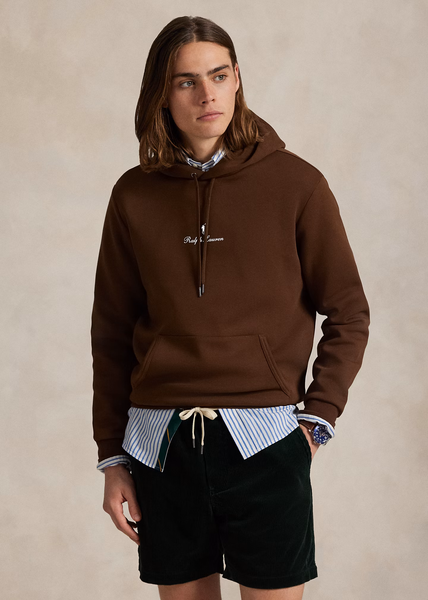 Doppellagige Kapuzenjacke mit Logo - RALPH LAUREN OUTLET