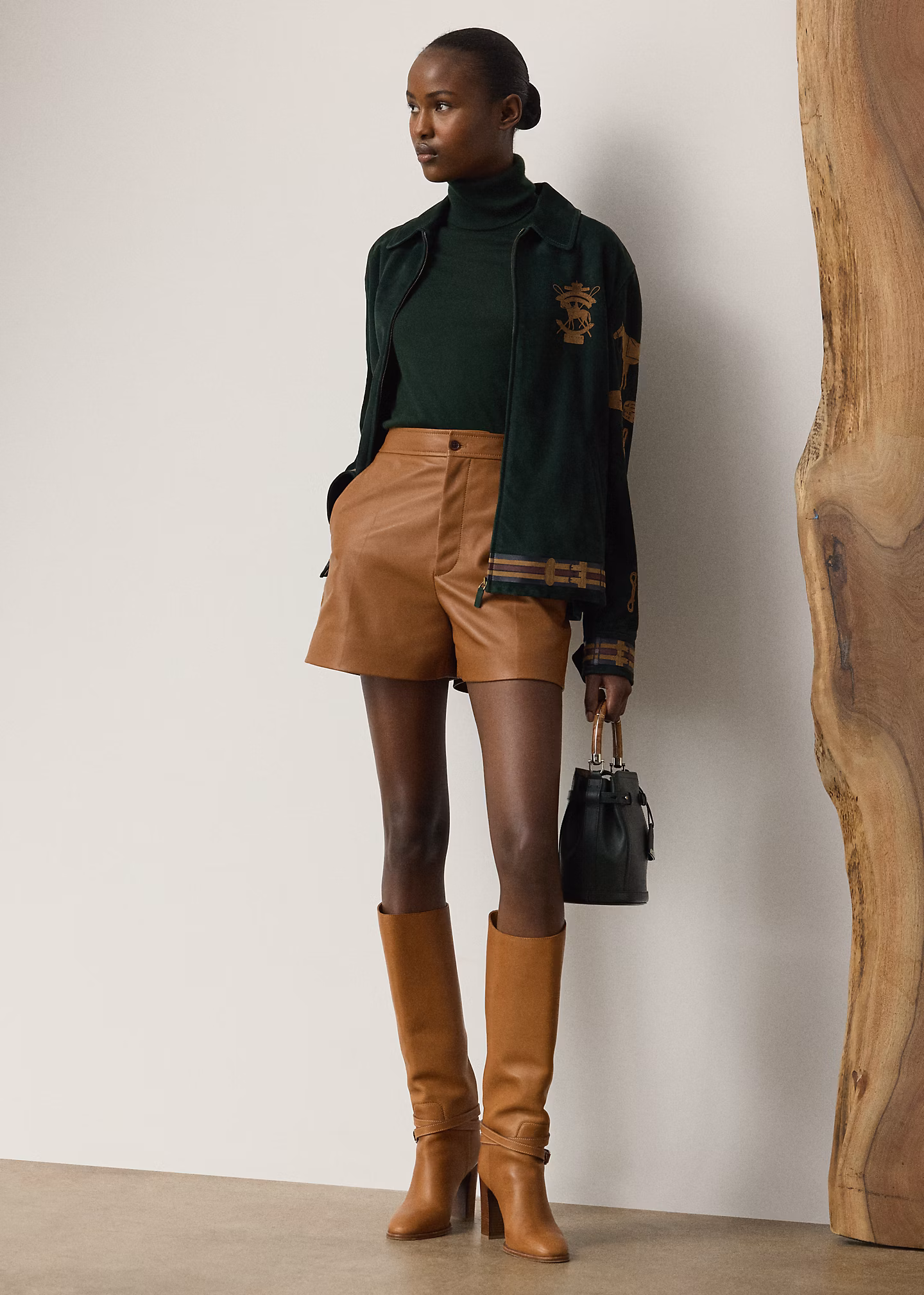 Shorts Josselyn aus Lammleder - RALPH LAUREN OUTLET