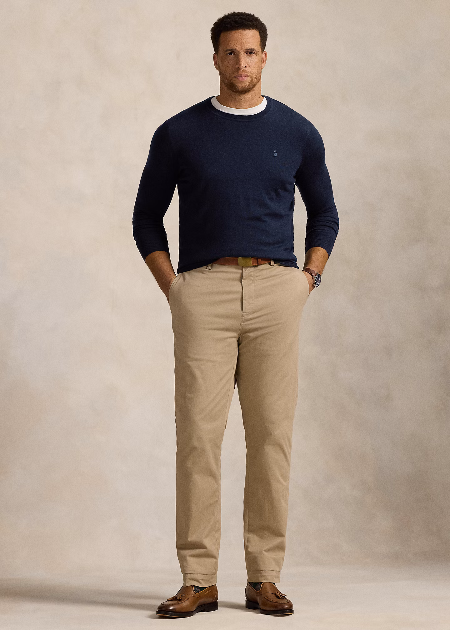 Waschbarer Rundhalspullover aus Wolle - RALPH LAUREN OUTLET