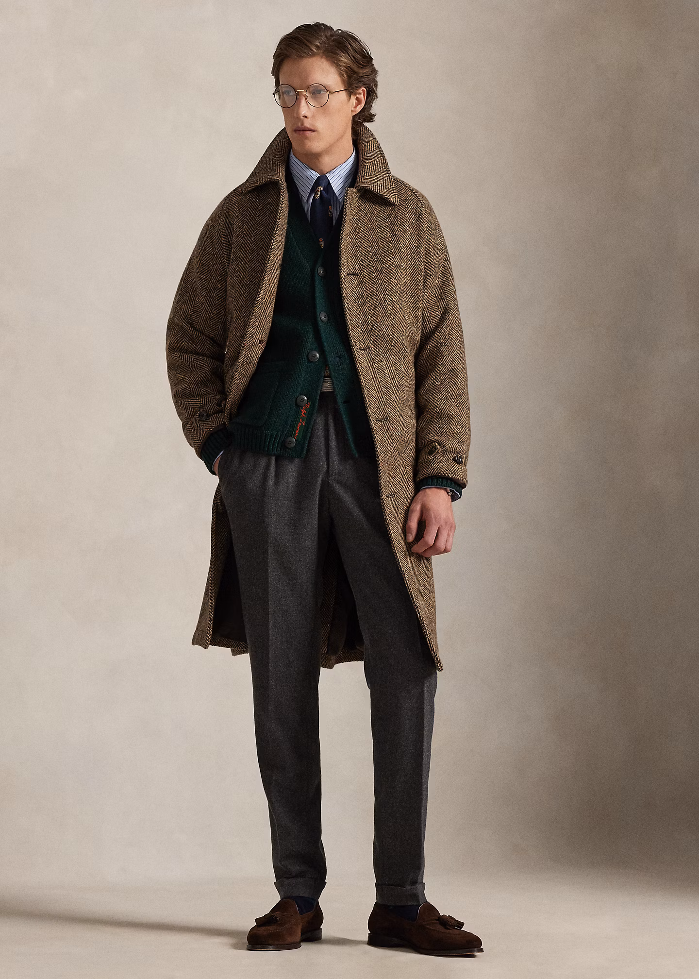 Balmacaan-Mantel aus Donegal-Tweed - RALPH LAUREN OUTLET