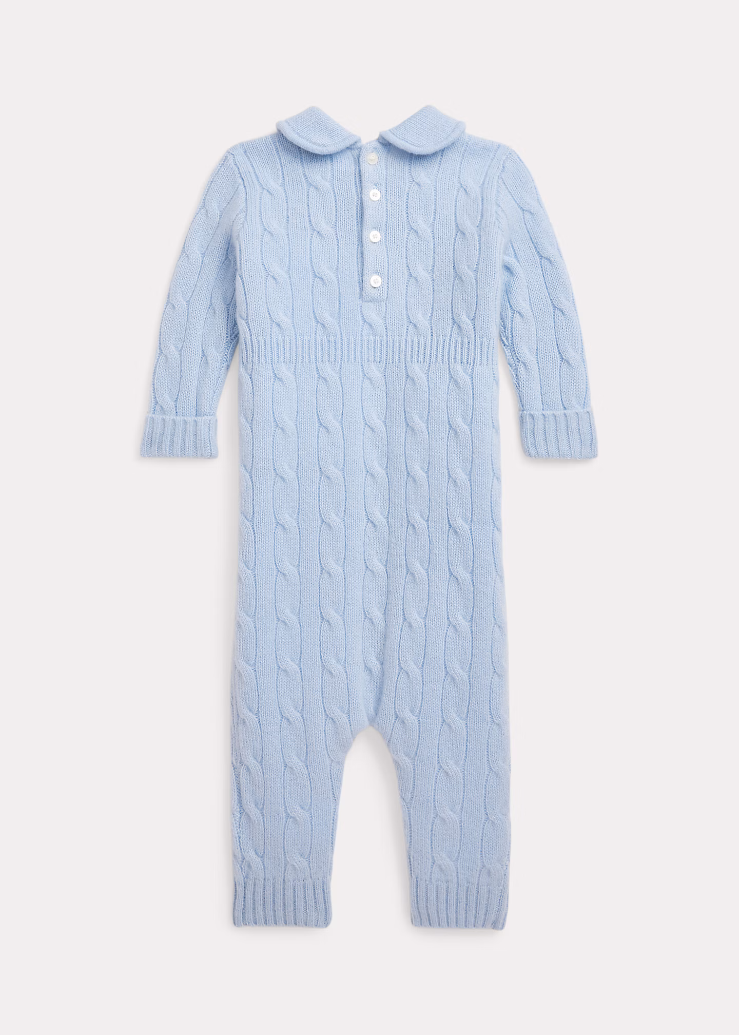 Kaschmir-Strampler mit Zopfmuster - RALPH LAUREN OUTLET