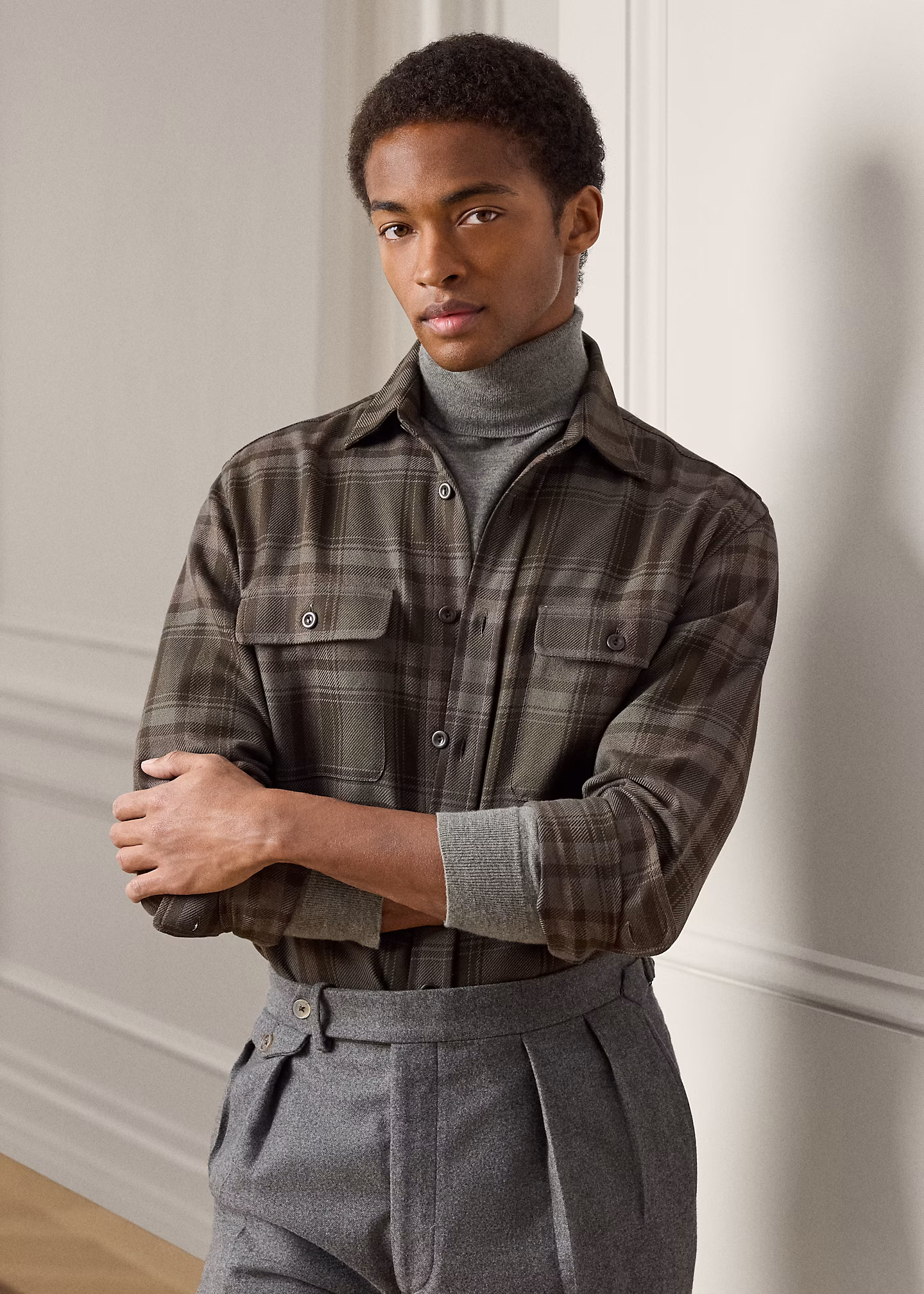 Kariertes Hemd aus Twill - RALPH LAUREN OUTLET