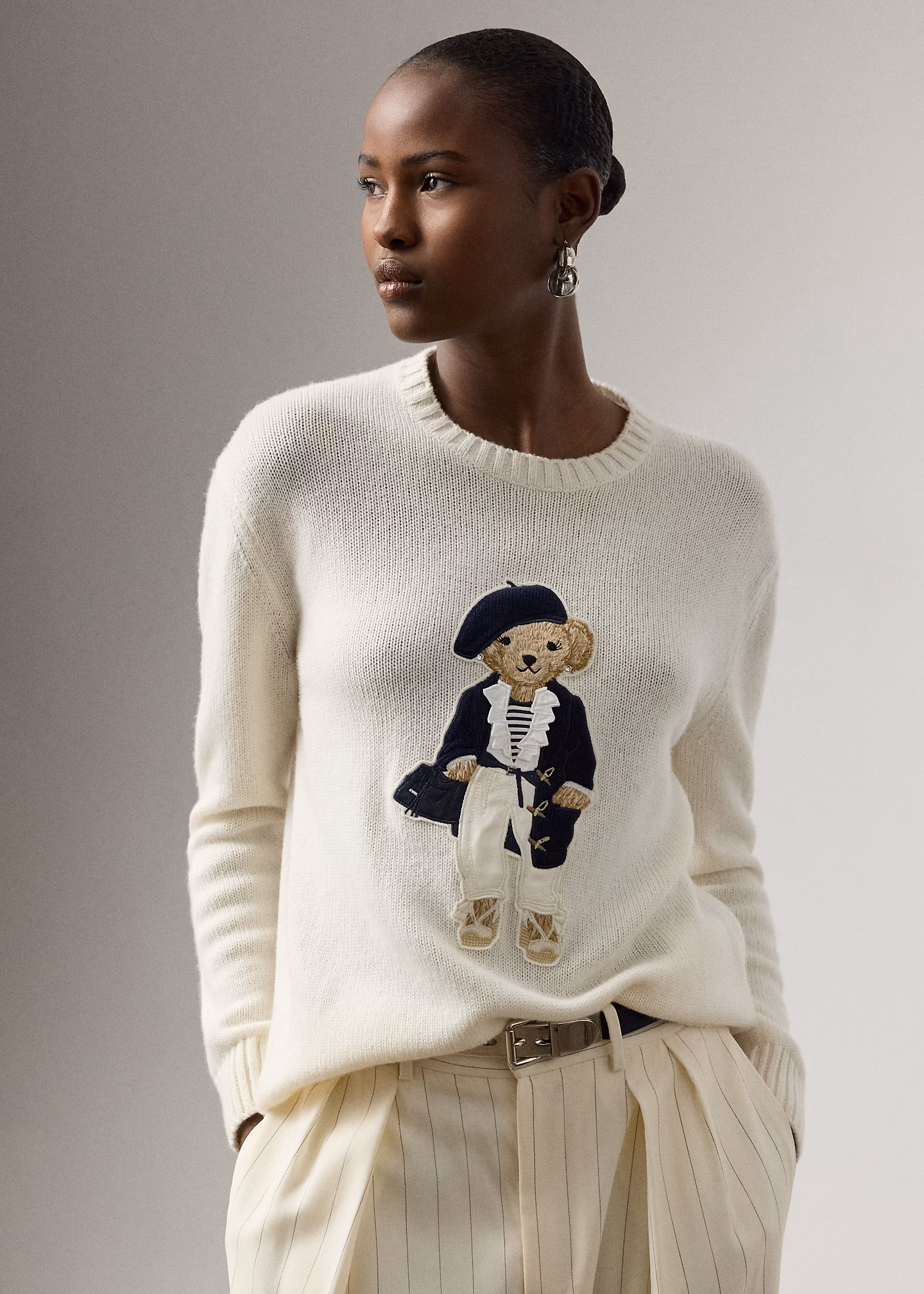 Kaschmir Pullover mit Pre-Spring Polo Bear - RALPH LAUREN OUTLET