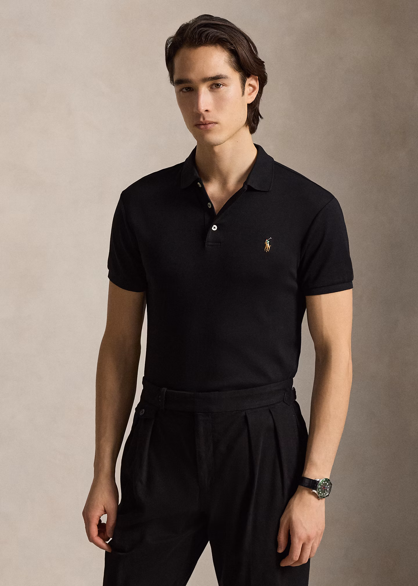 Weiches Slim-Fit Poloshirt - RALPH LAUREN OUTLET