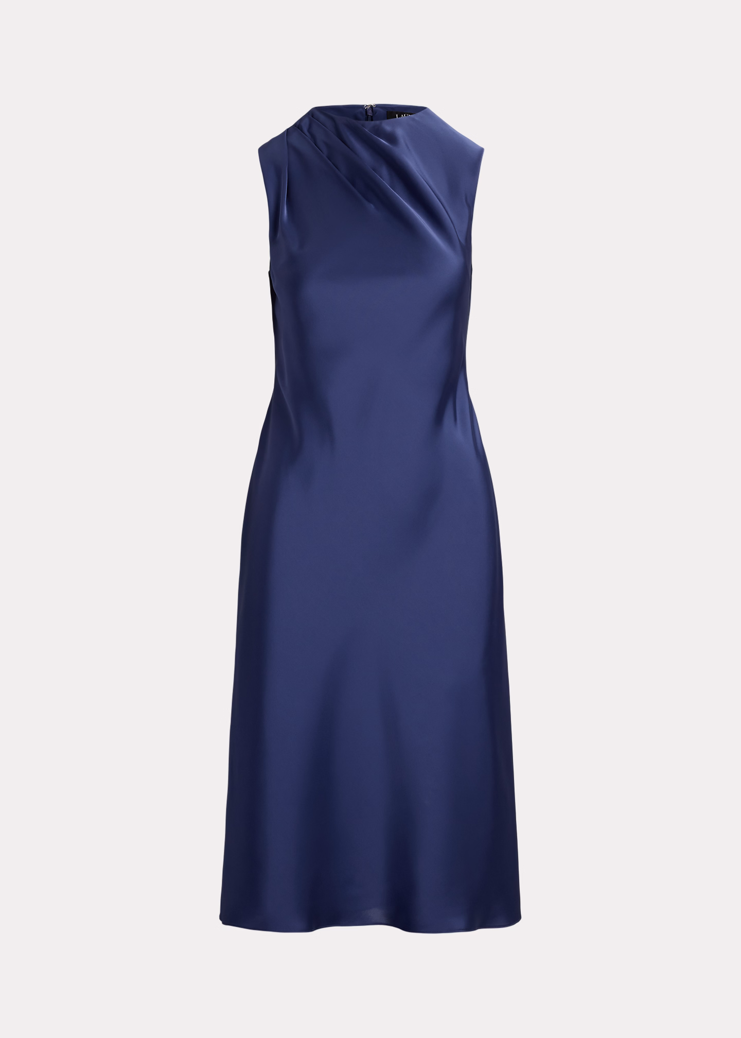 Satin-Charmeuse-Cocktailkleid mit Falten - RALPH LAUREN OUTLET