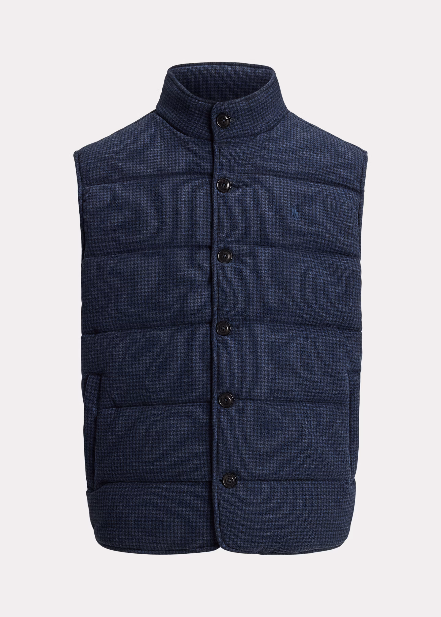 Gerippte Weste mit Hahnentrittmuster - RALPH LAUREN OUTLET