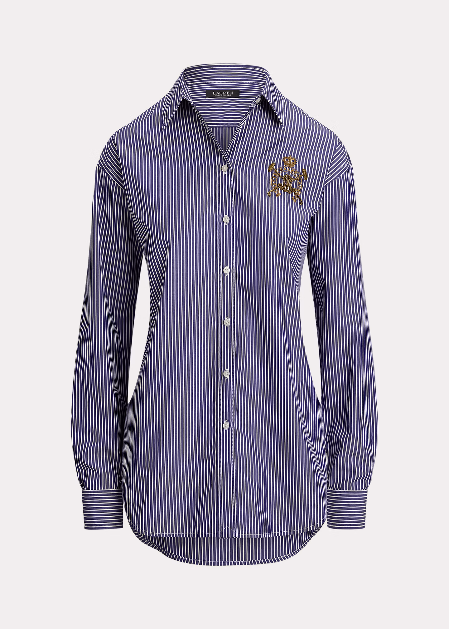 Gestreiftes Relaxed-Fit Baumwollhemd - RALPH LAUREN OUTLET