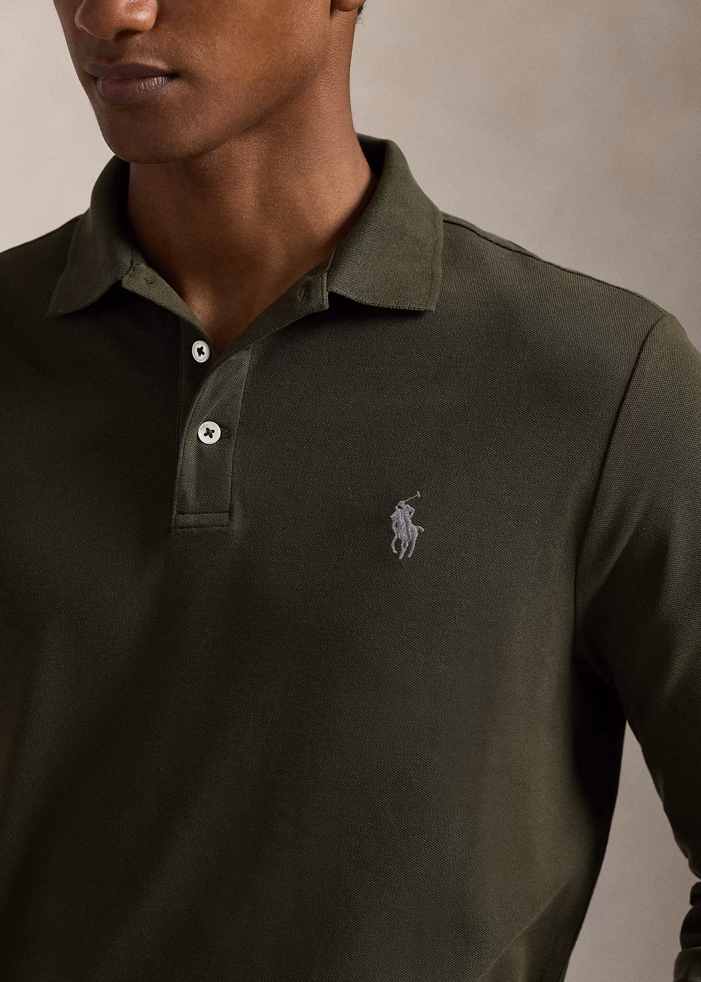Custom-Slim-Fit Piqué-Poloshirt - RALPH LAUREN OUTLET