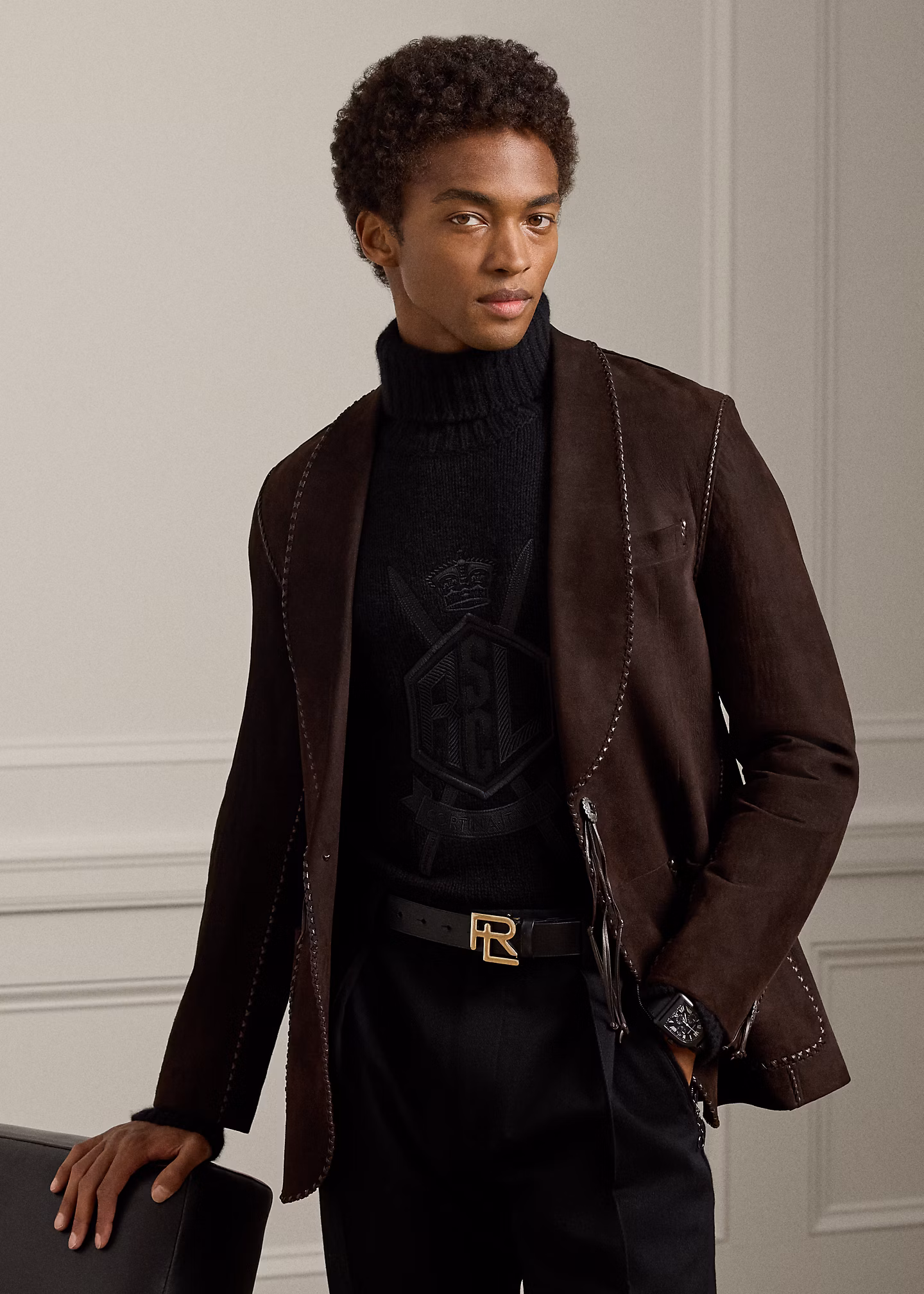 Handgeschneiderte Wildlederjacke Kent - RALPH LAUREN OUTLET