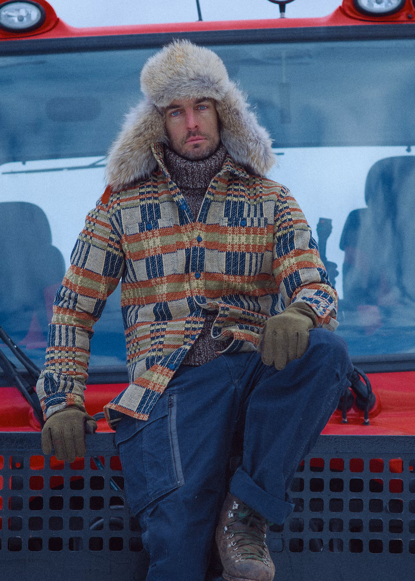 Arbeitshemd aus Jacquard - RALPH LAUREN OUTLET