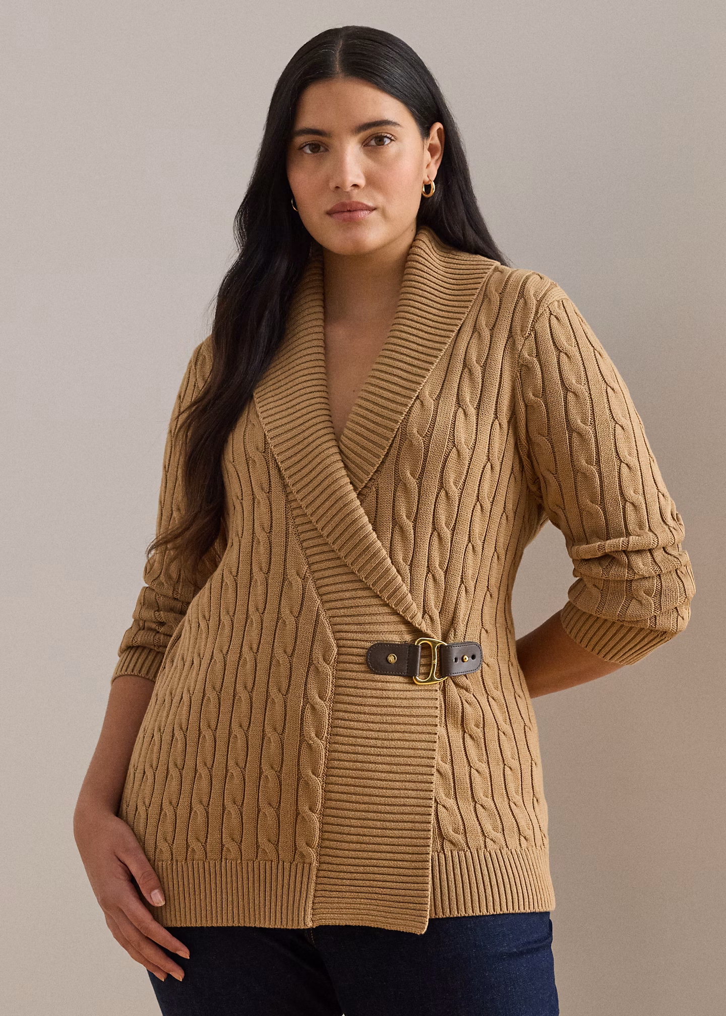 Baumwollpullover mit Schnalle - RALPH LAUREN OUTLET