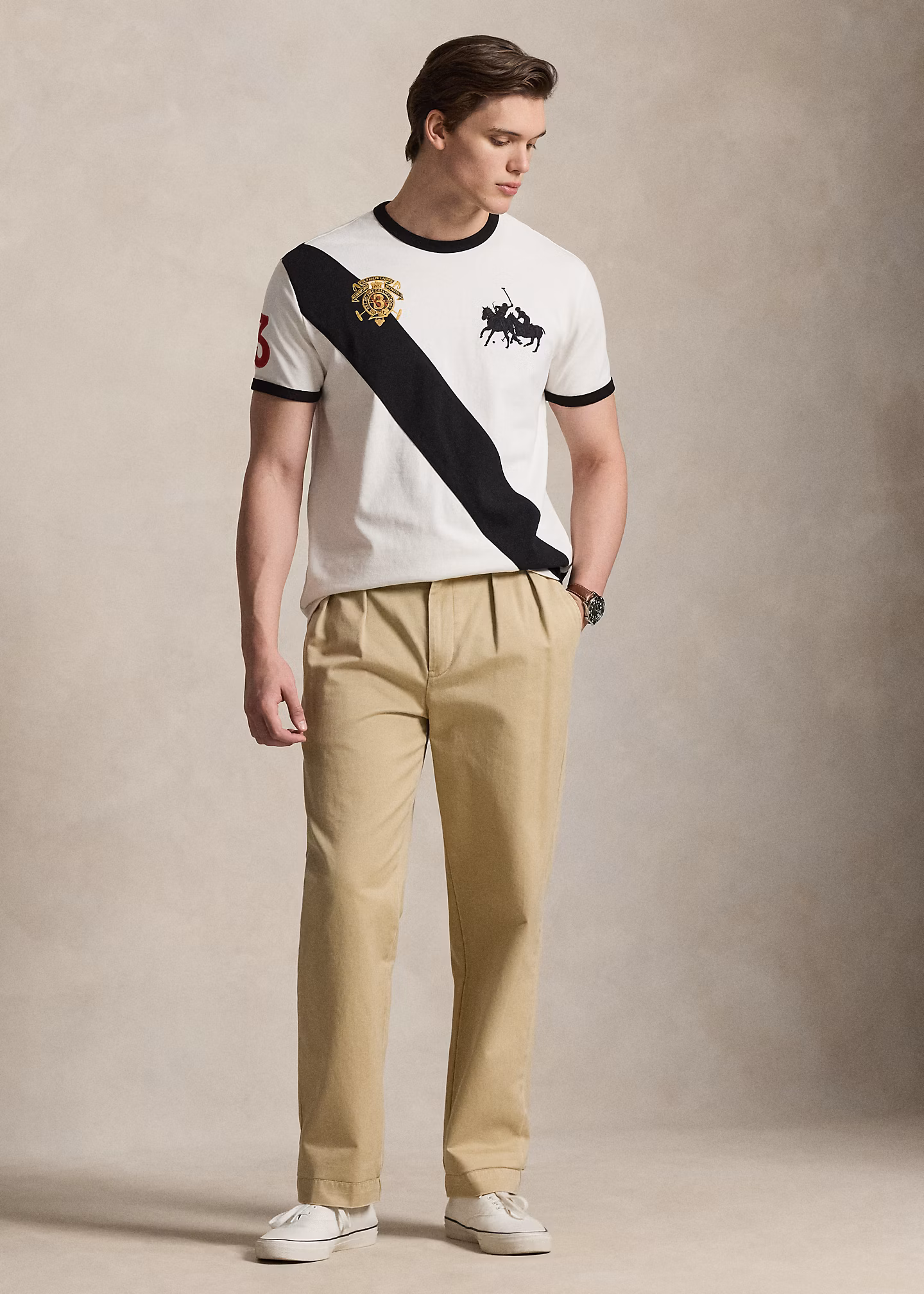 Classic-Fit Jersey-T-Shirt mit Grafik - RALPH LAUREN OUTLET