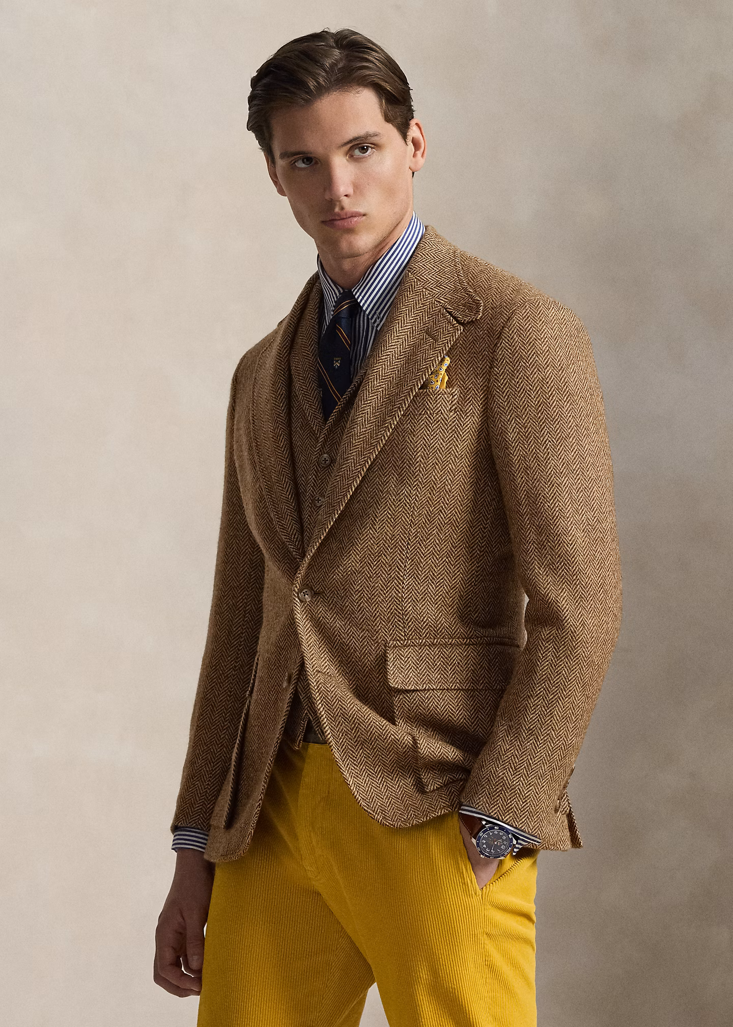 Die Tweedjacke RL67 mit Fischgratmuster - RALPH LAUREN OUTLET