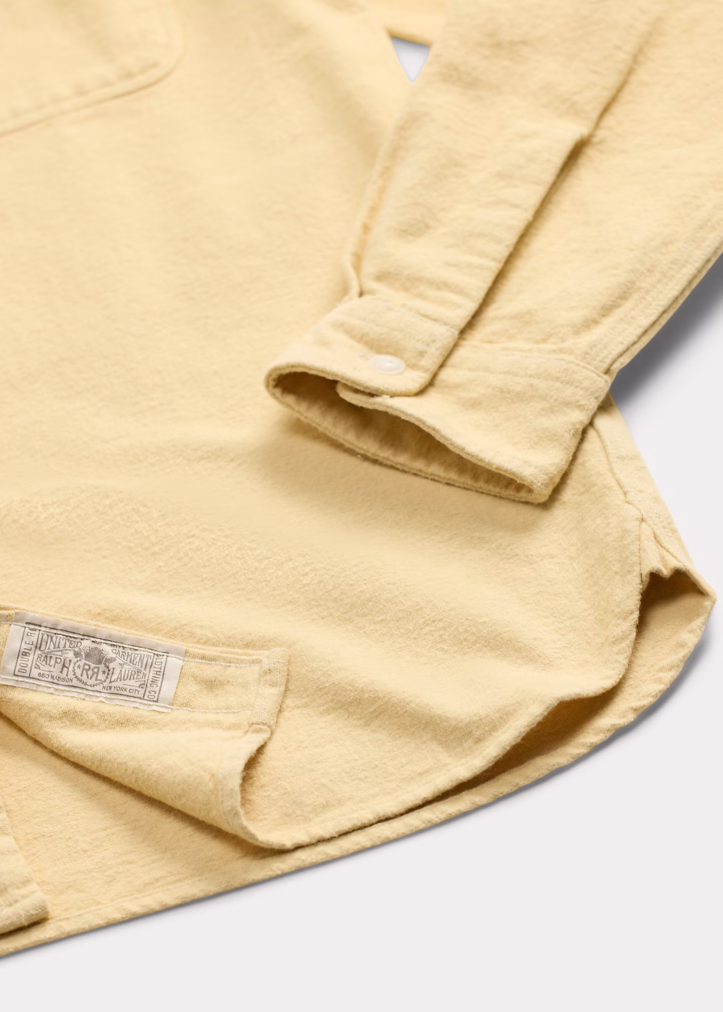 Angerautes Chamois-Arbeitshemd - RALPH LAUREN OUTLET