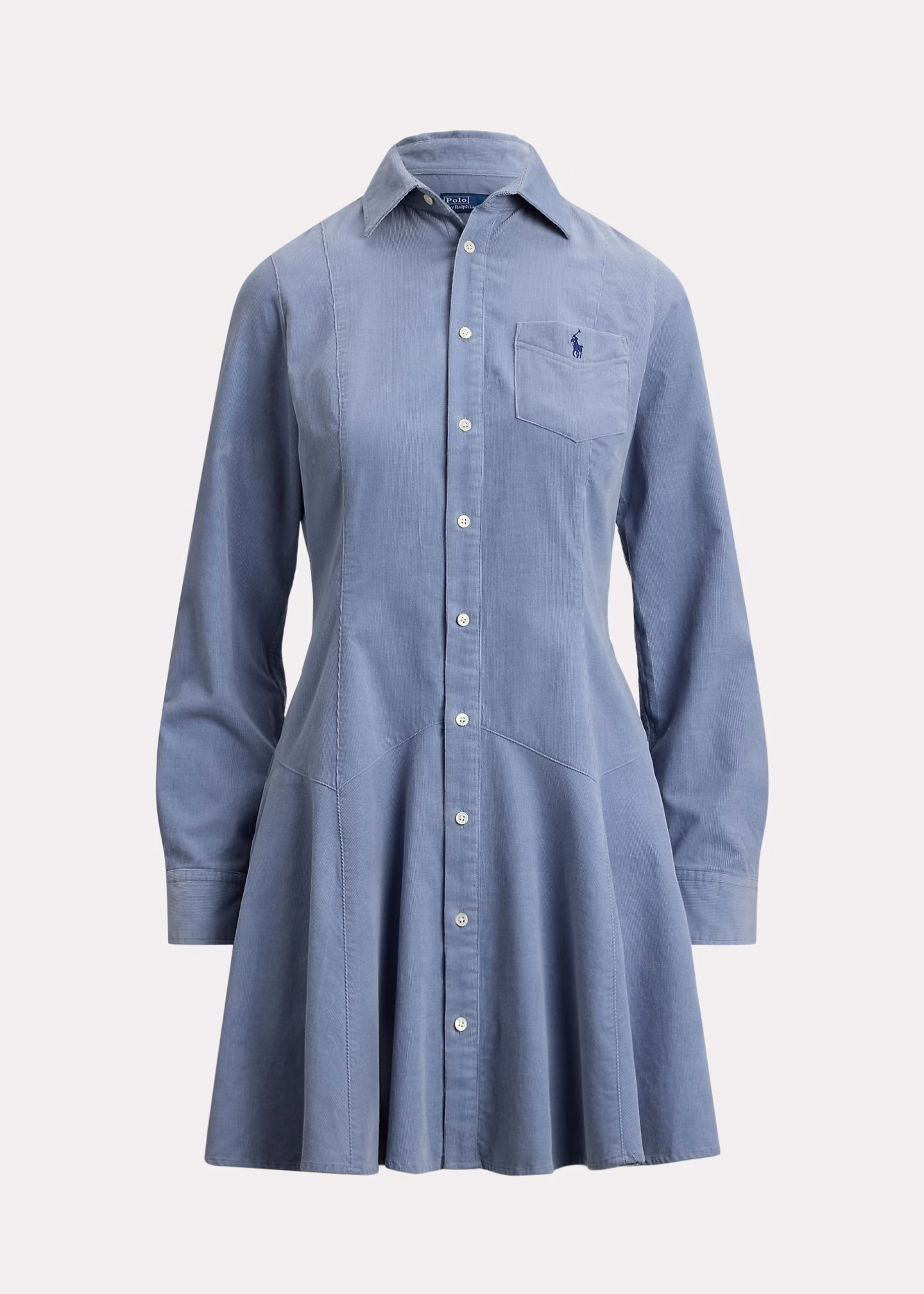 A-Linien-Hemdkleid aus Baumwollkordsamt - RALPH LAUREN OUTLET