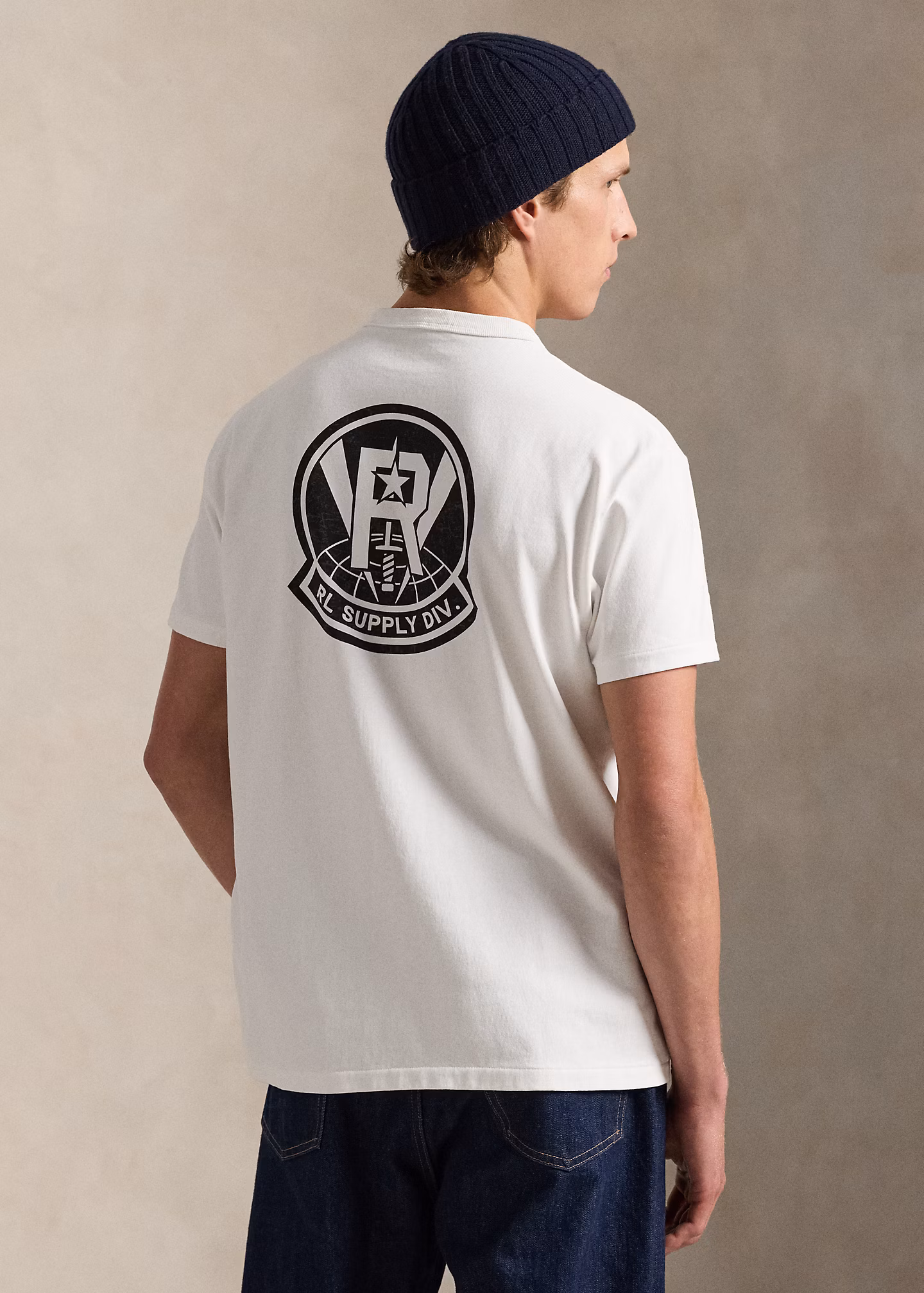 Classic-Fit T-Shirt aus Jersey mit Grafik - RALPH LAUREN OUTLET