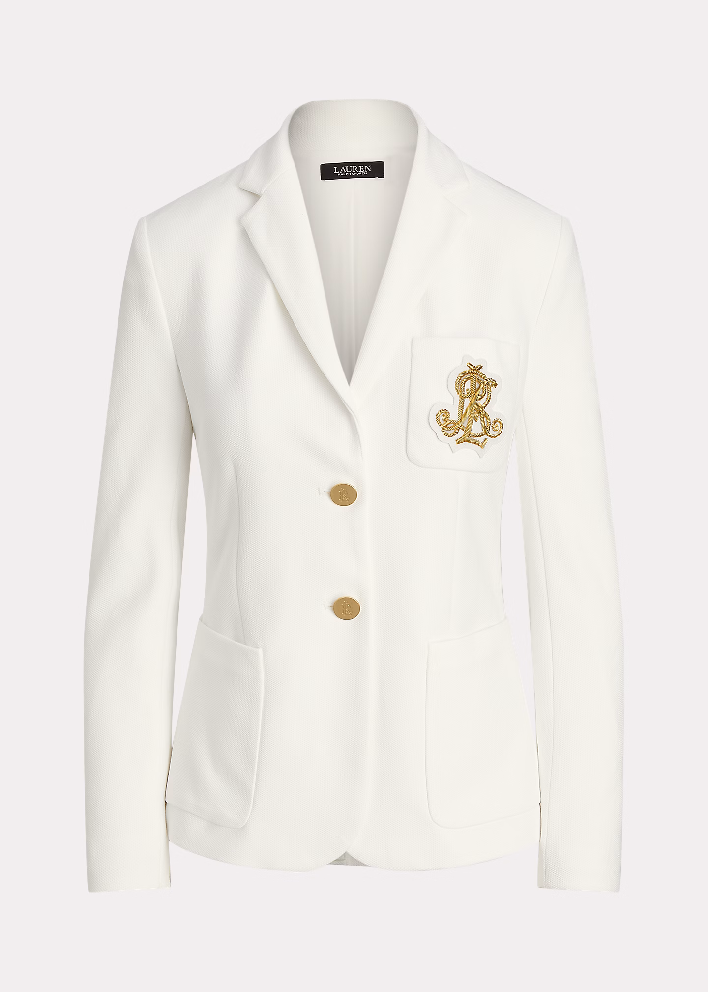 Jacquardblazer mit Bouillonstickerei - RALPH LAUREN OUTLET