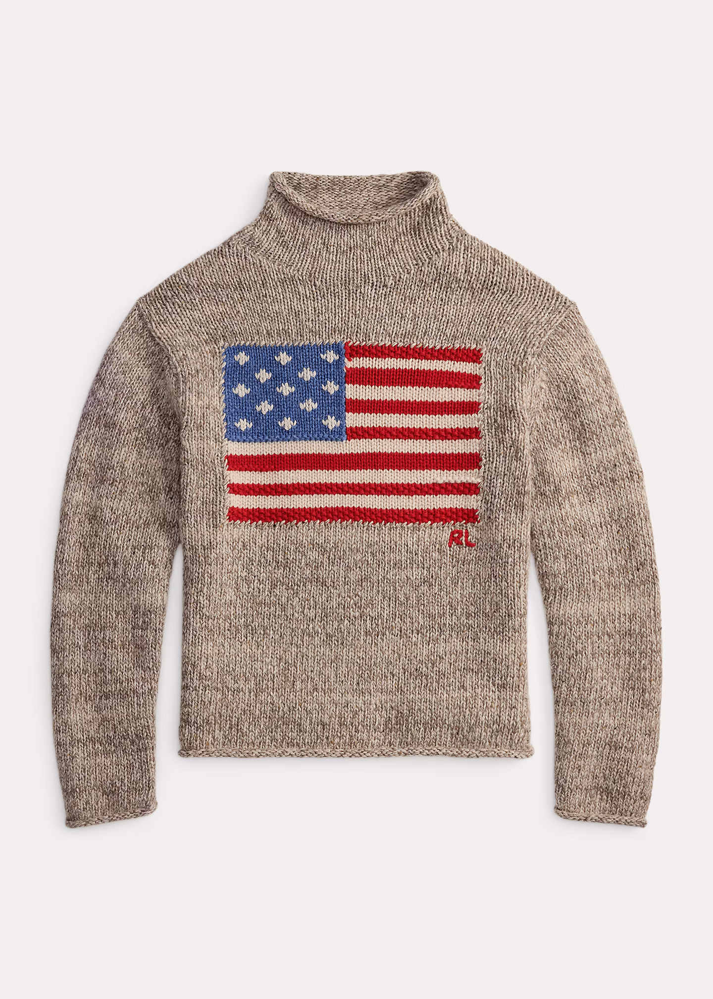 Rollkragenpullover mit US-Flagge - RALPH LAUREN OUTLET